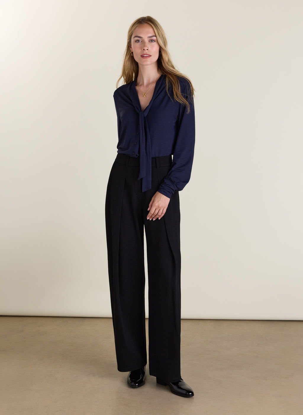 Carina Tie Neck Blouse