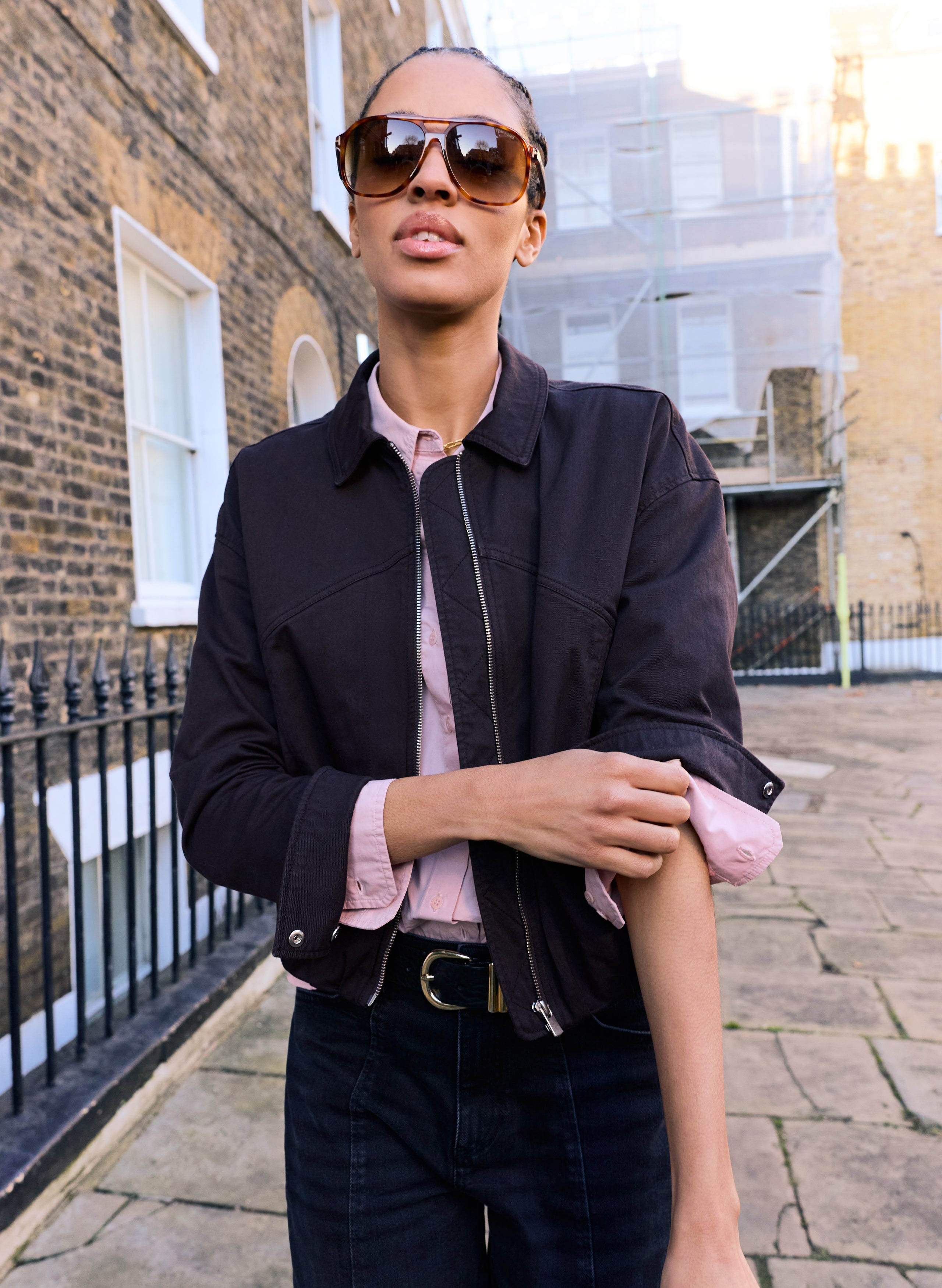 Esme Organic Cotton Bomber Jacket