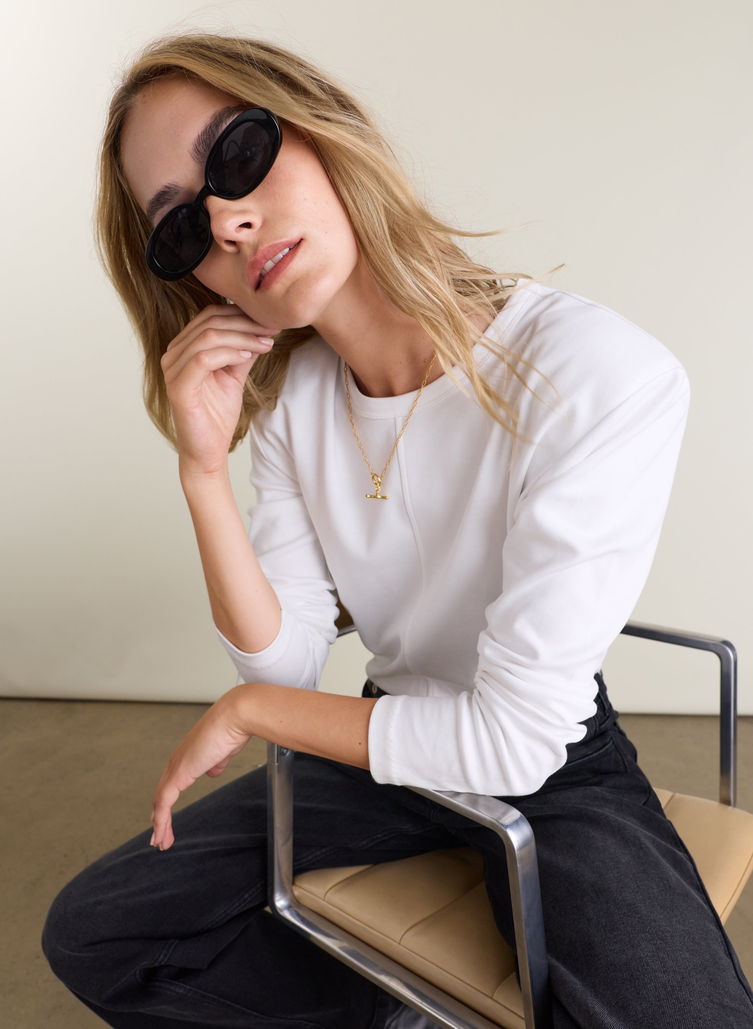 Alexa Strong Shoulder Top