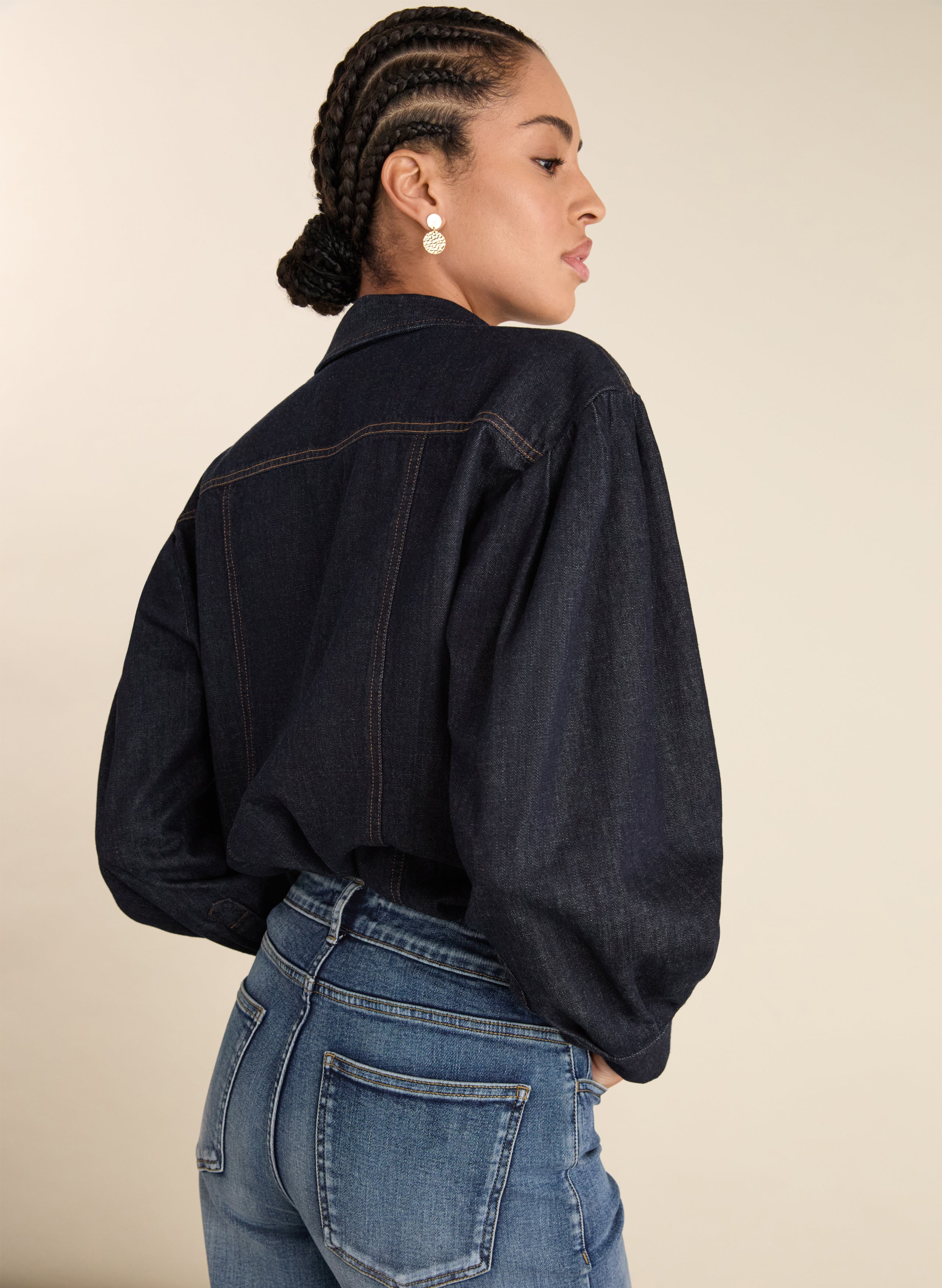 Heather Organic Denim Shirt
