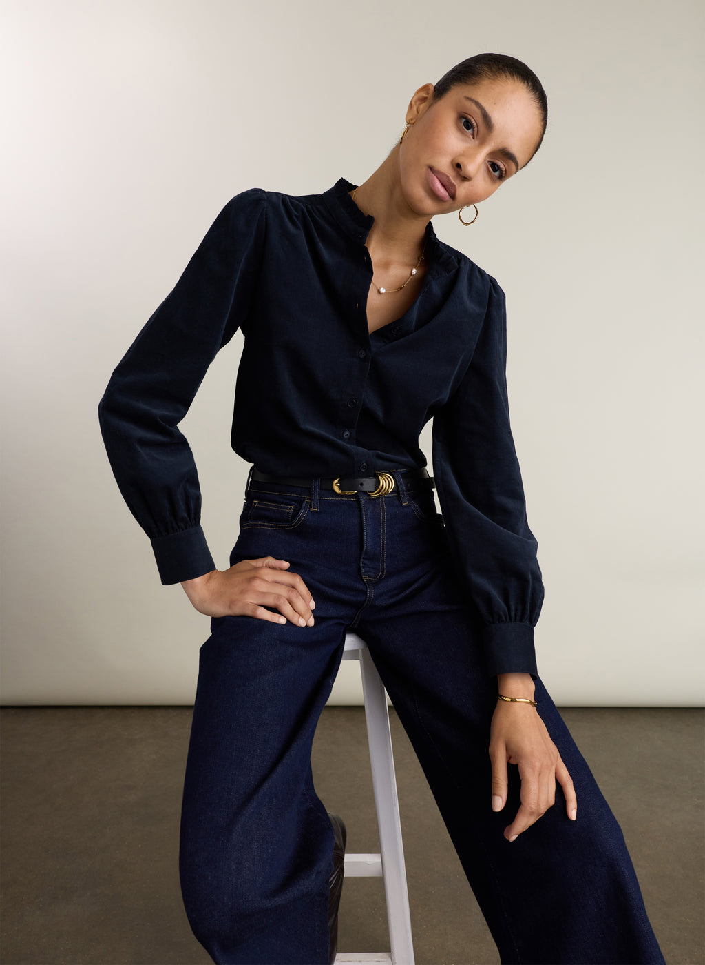 Luisa Corduroy Blouse