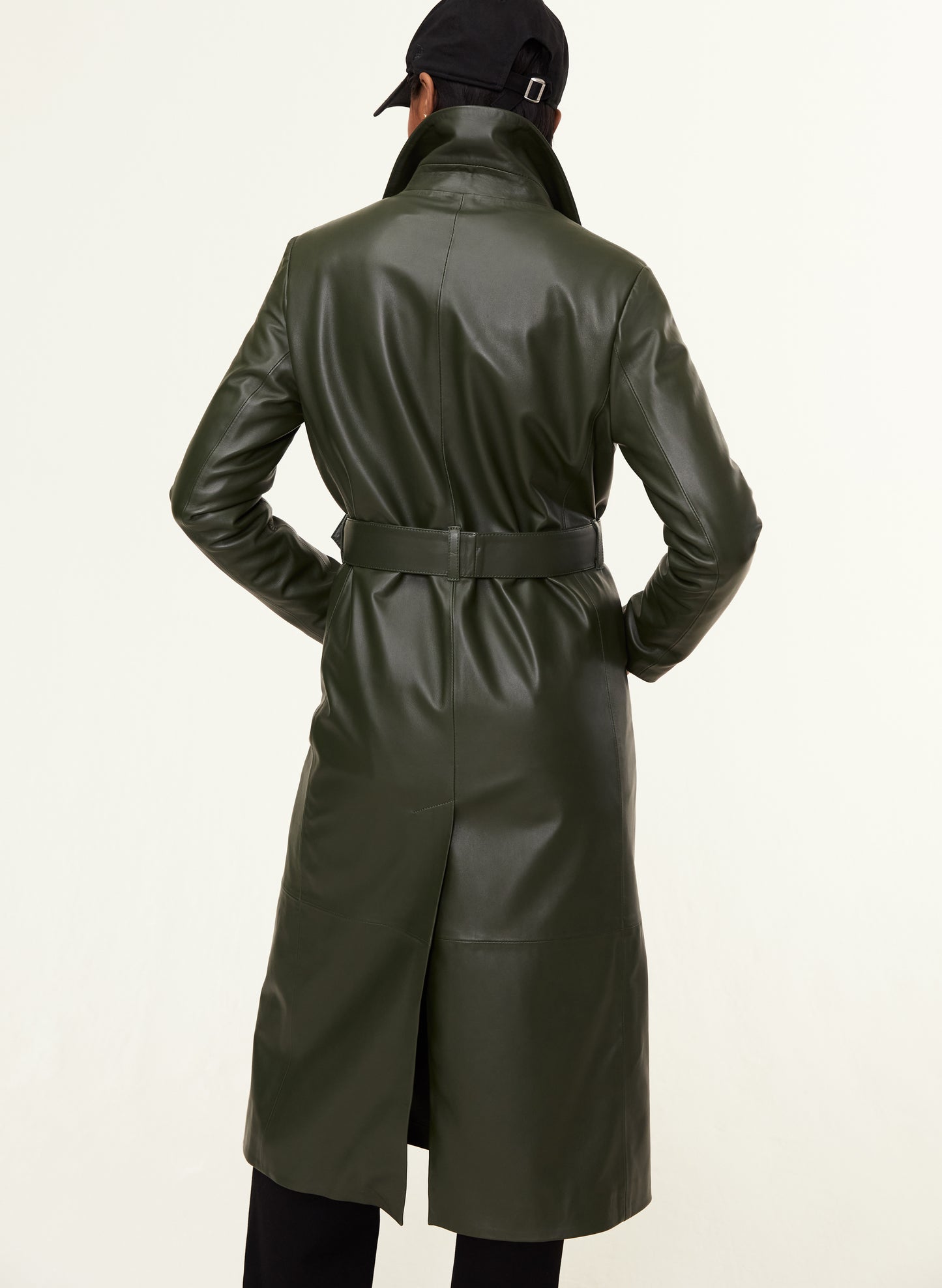 Paulette Leather Coat