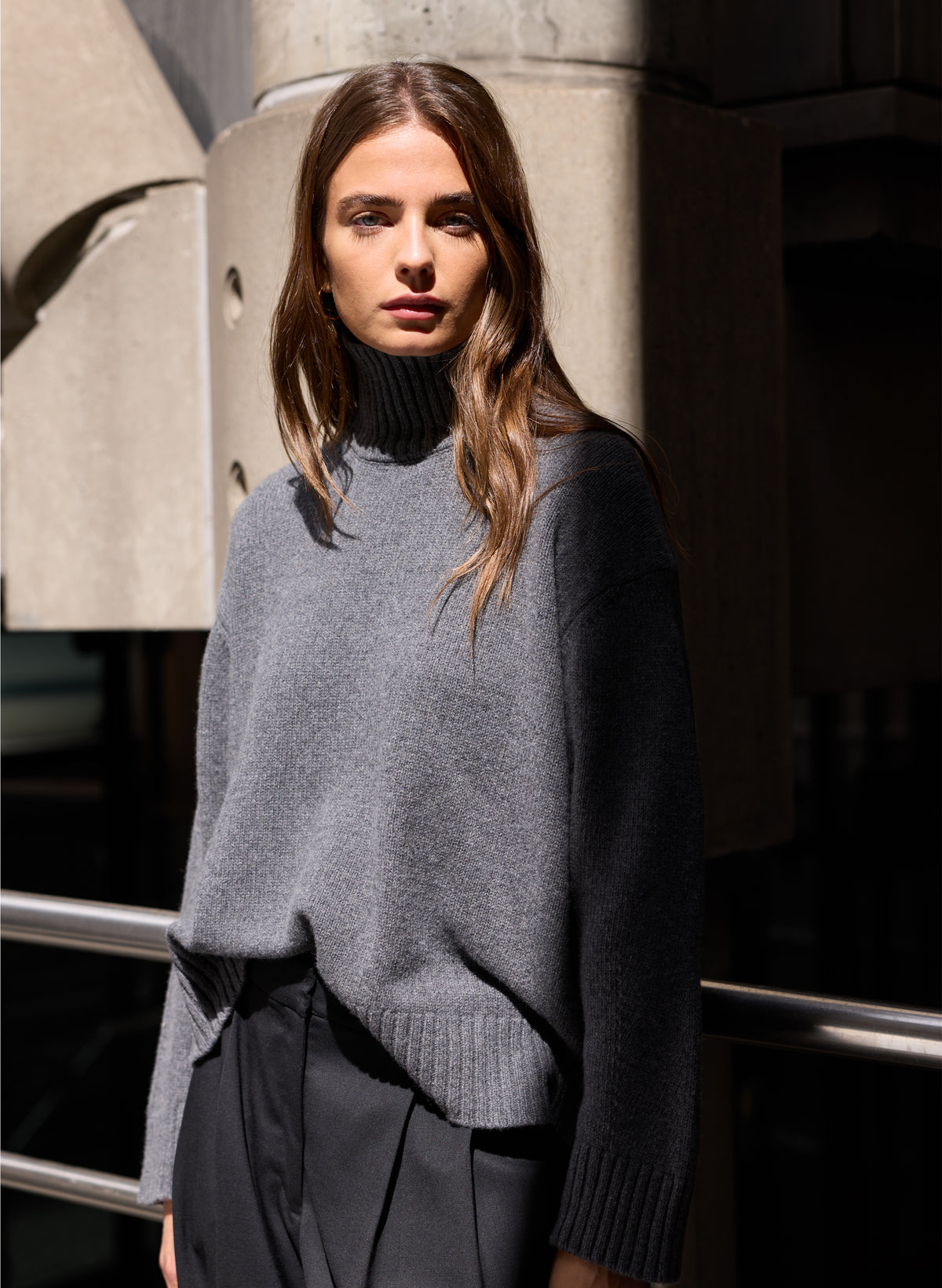 Bella Cashmere Turtleneck Jumper