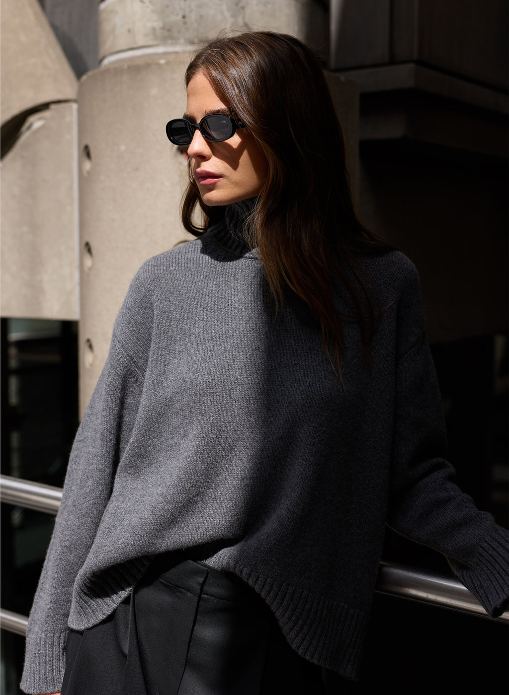 Bella Cashmere Turtleneck Jumper