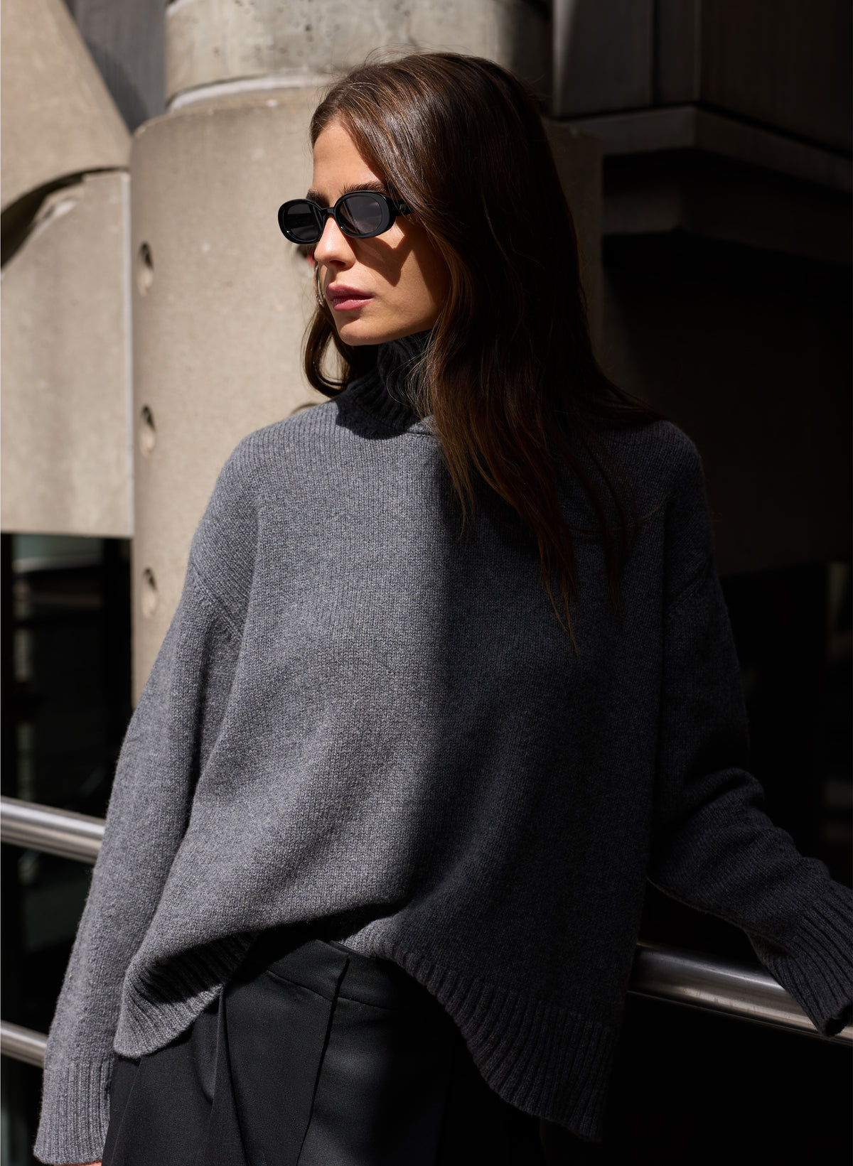 Bella Cashmere Turtleneck Jumper