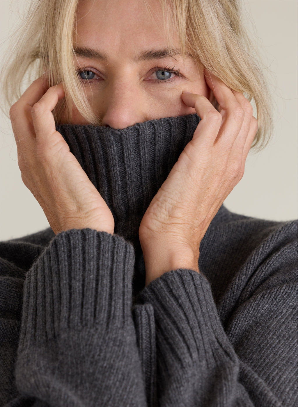 Bella Cashmere Turtleneck Jumper
