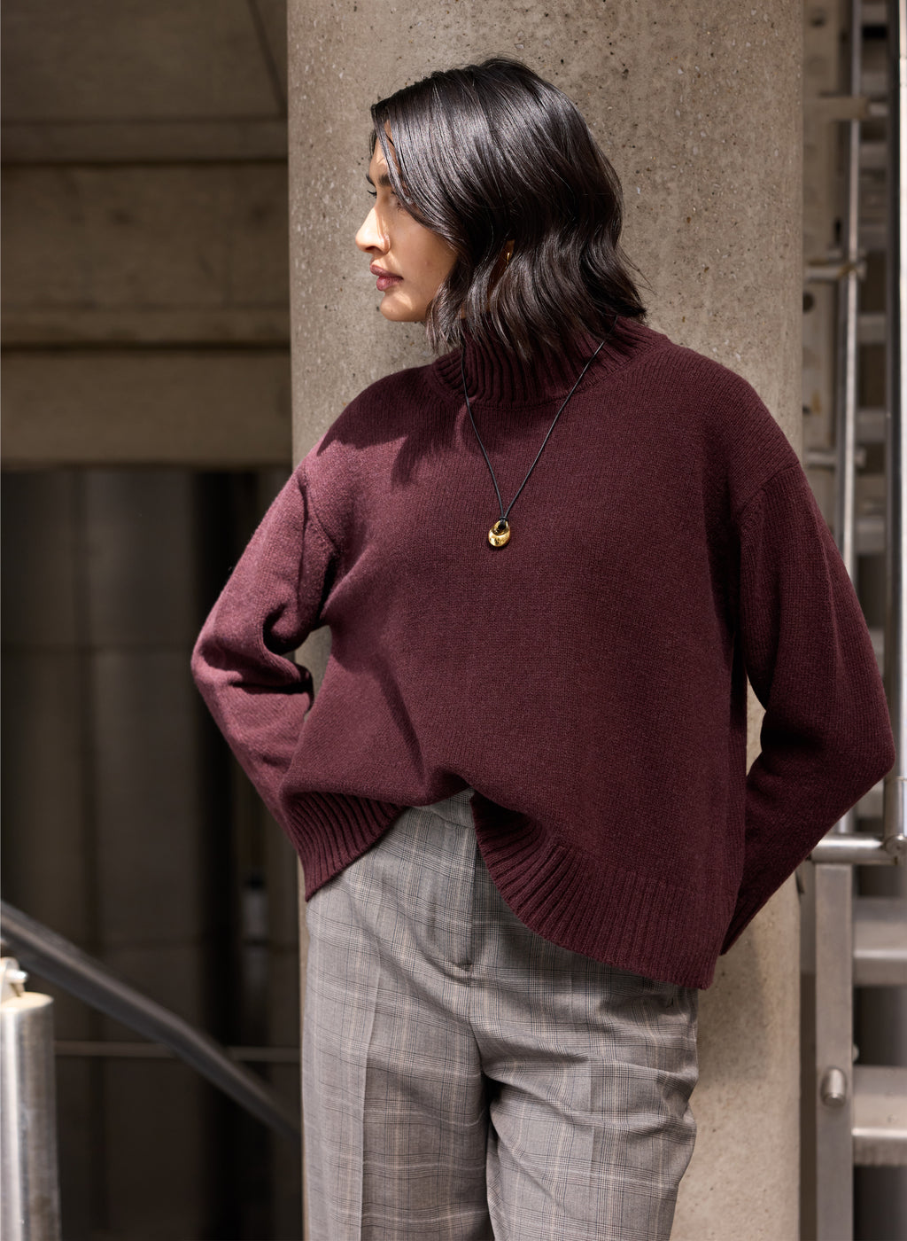 Bella Cashmere Turtleneck Jumper