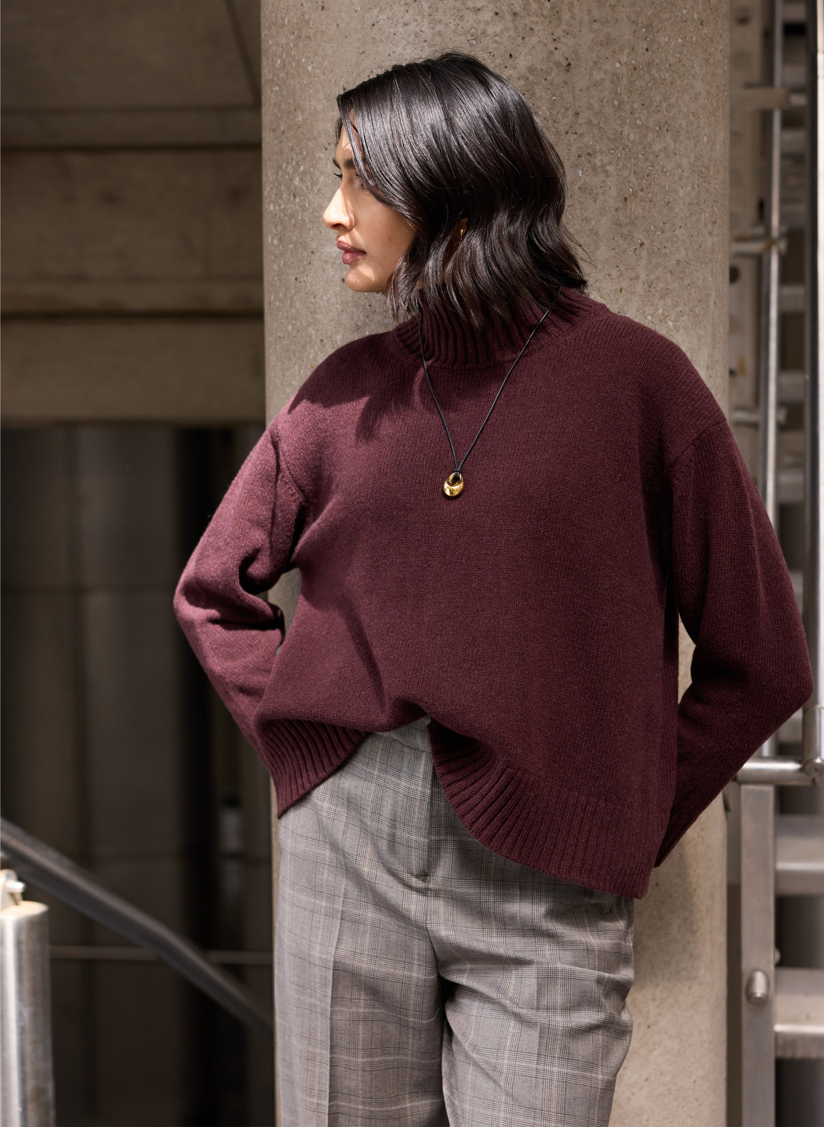 Bella Cashmere Turtleneck Jumper