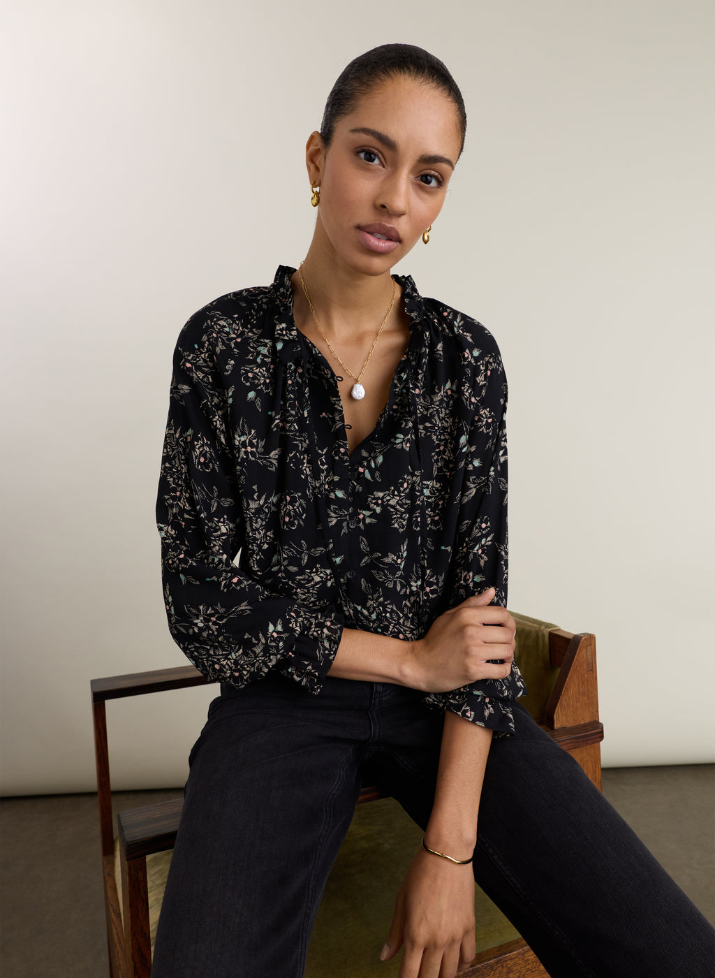 Jasmine Printed Blouse