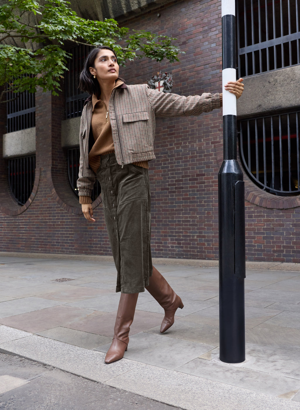 Jan Corduroy Midi Skirt