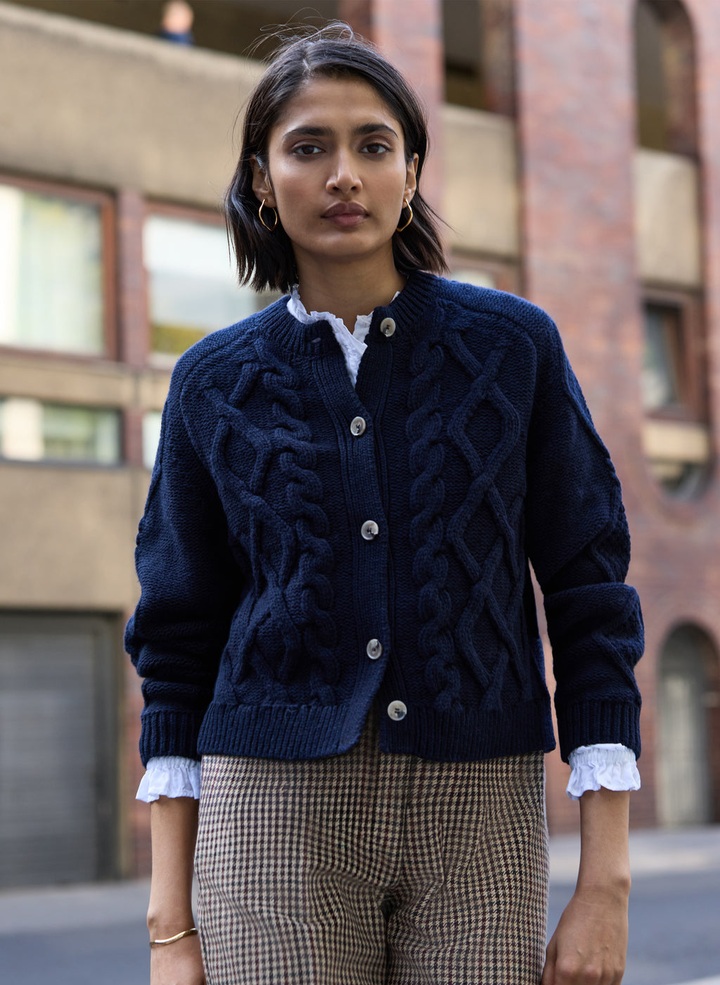 Edie Cable Knit Cardigan