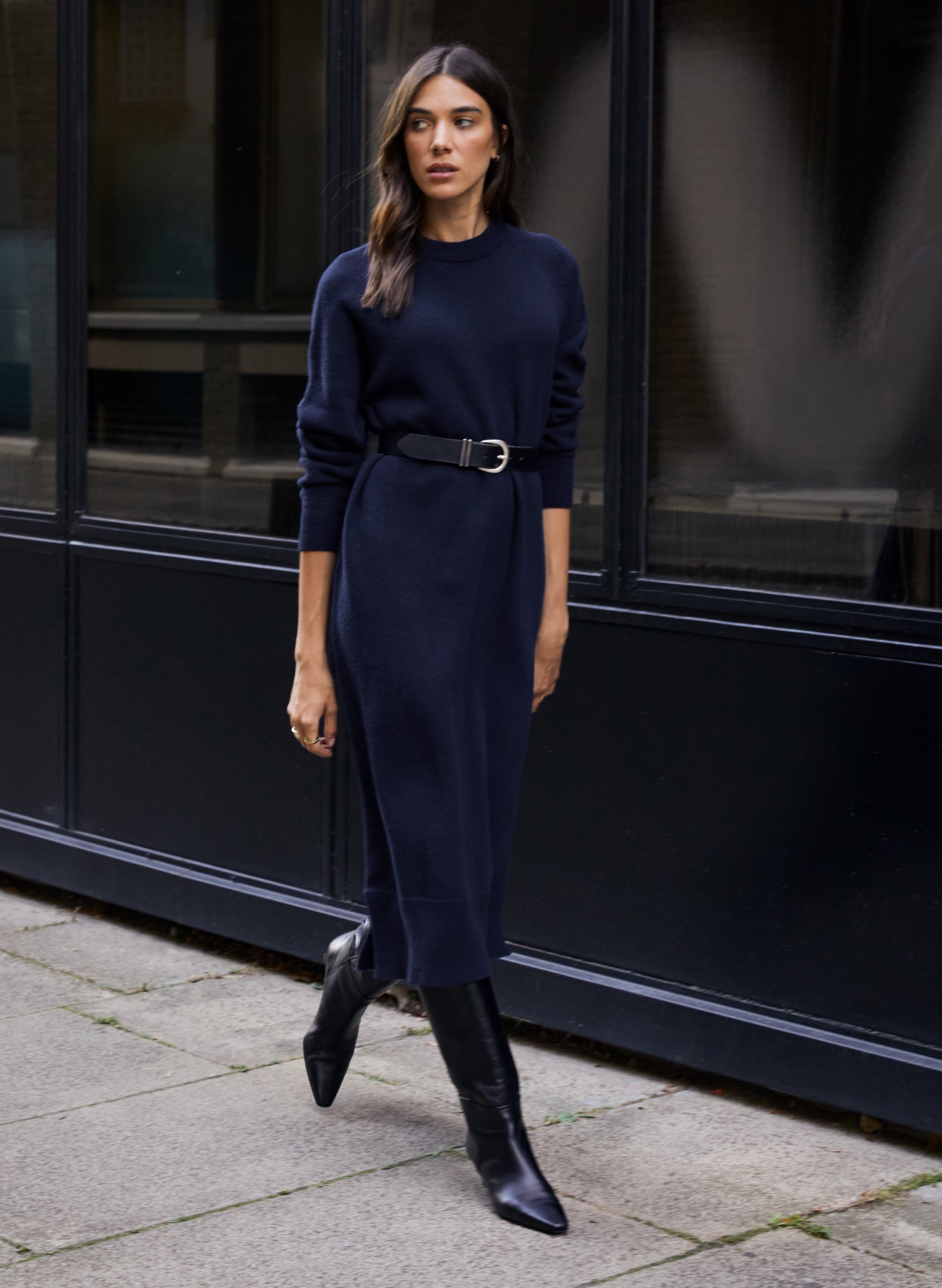 Moll Wool Blend Knitted Dress