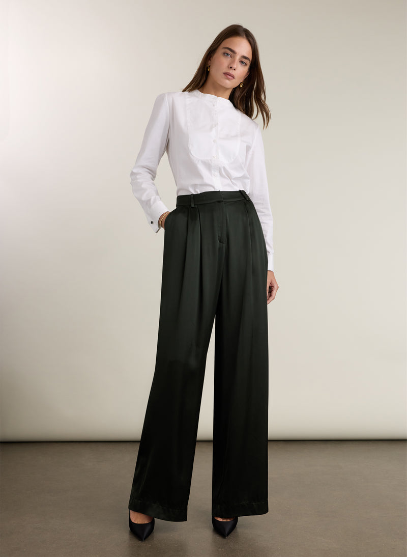 Agnes Satin Palazzo Trousers