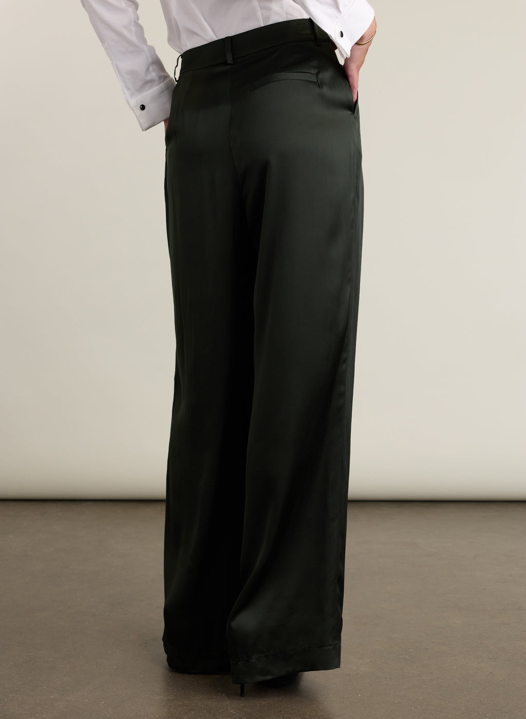 Agnes Satin Palazzo Trousers