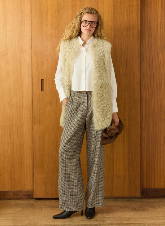 Ardi Shearling Gilet Vest