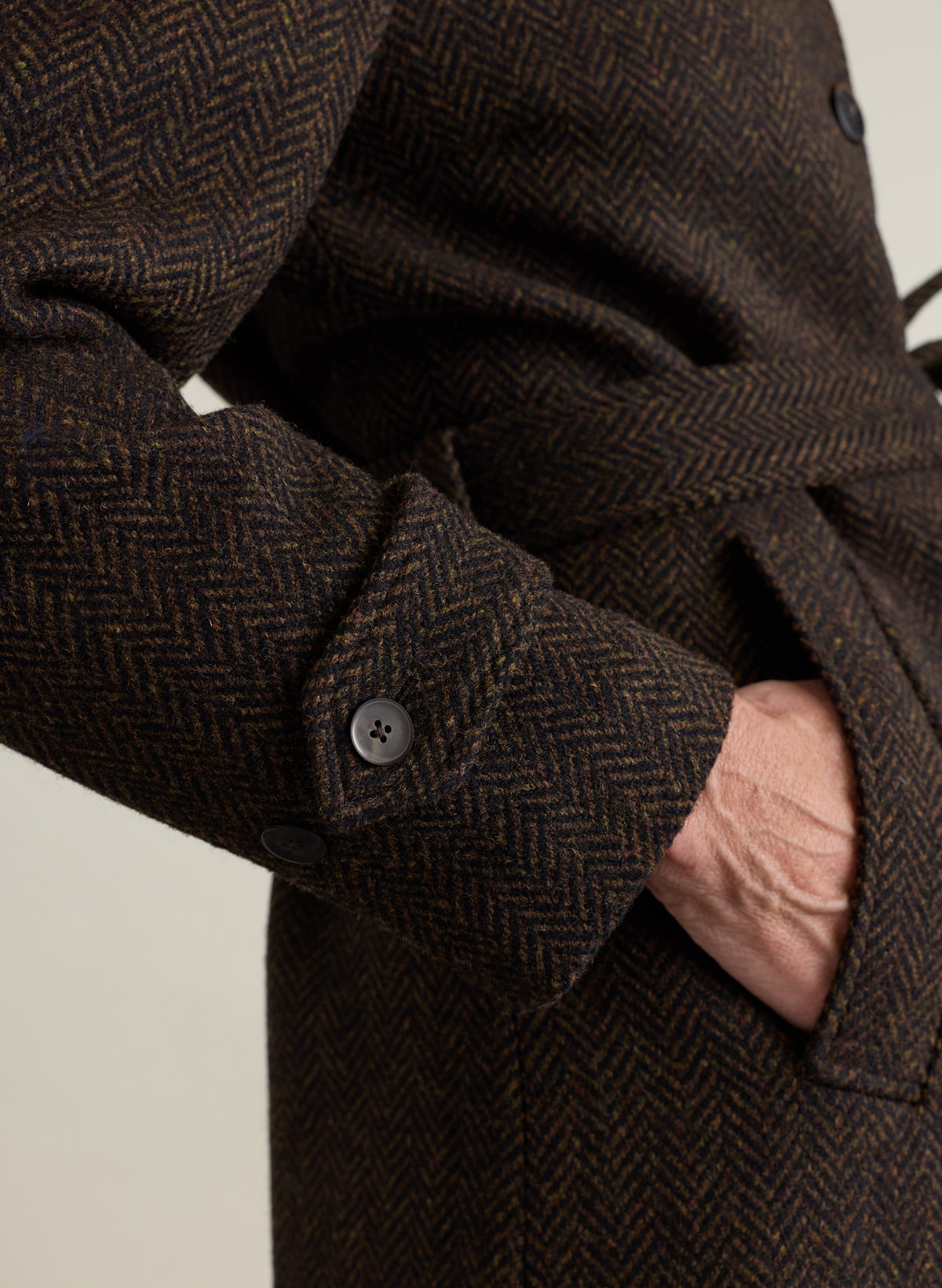 Langley Belted Wool Coat