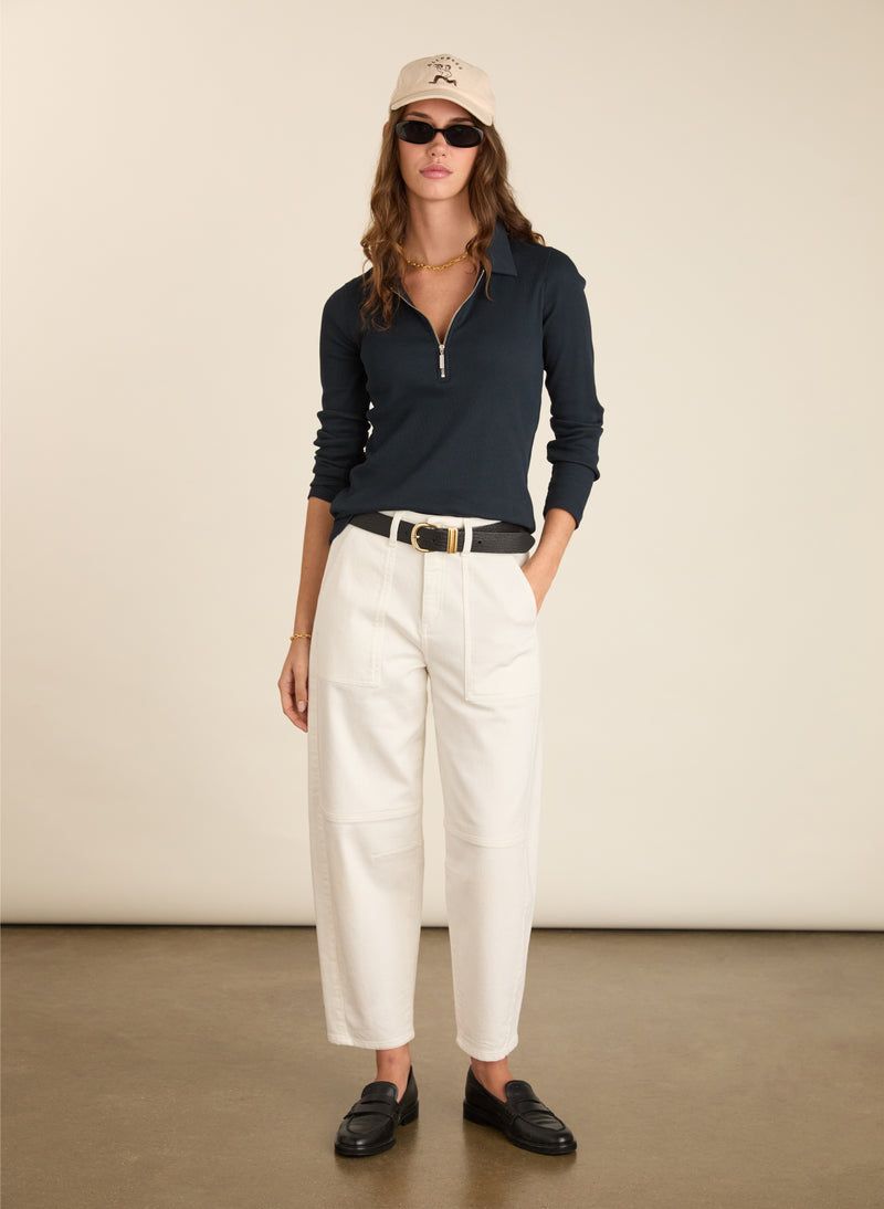 Reece Organic Cotton Stretch Barrel Leg Cargo Jeans