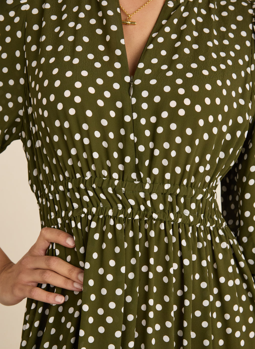 Christine Printed Midi Dress