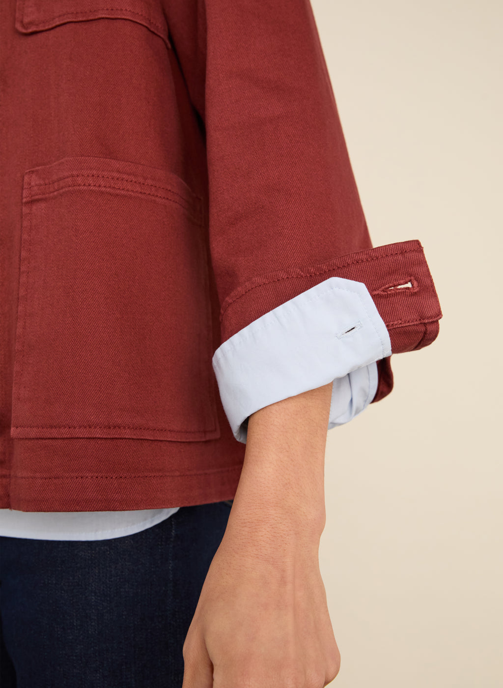 Rowan Organic Cotton Denim Utility Jacket