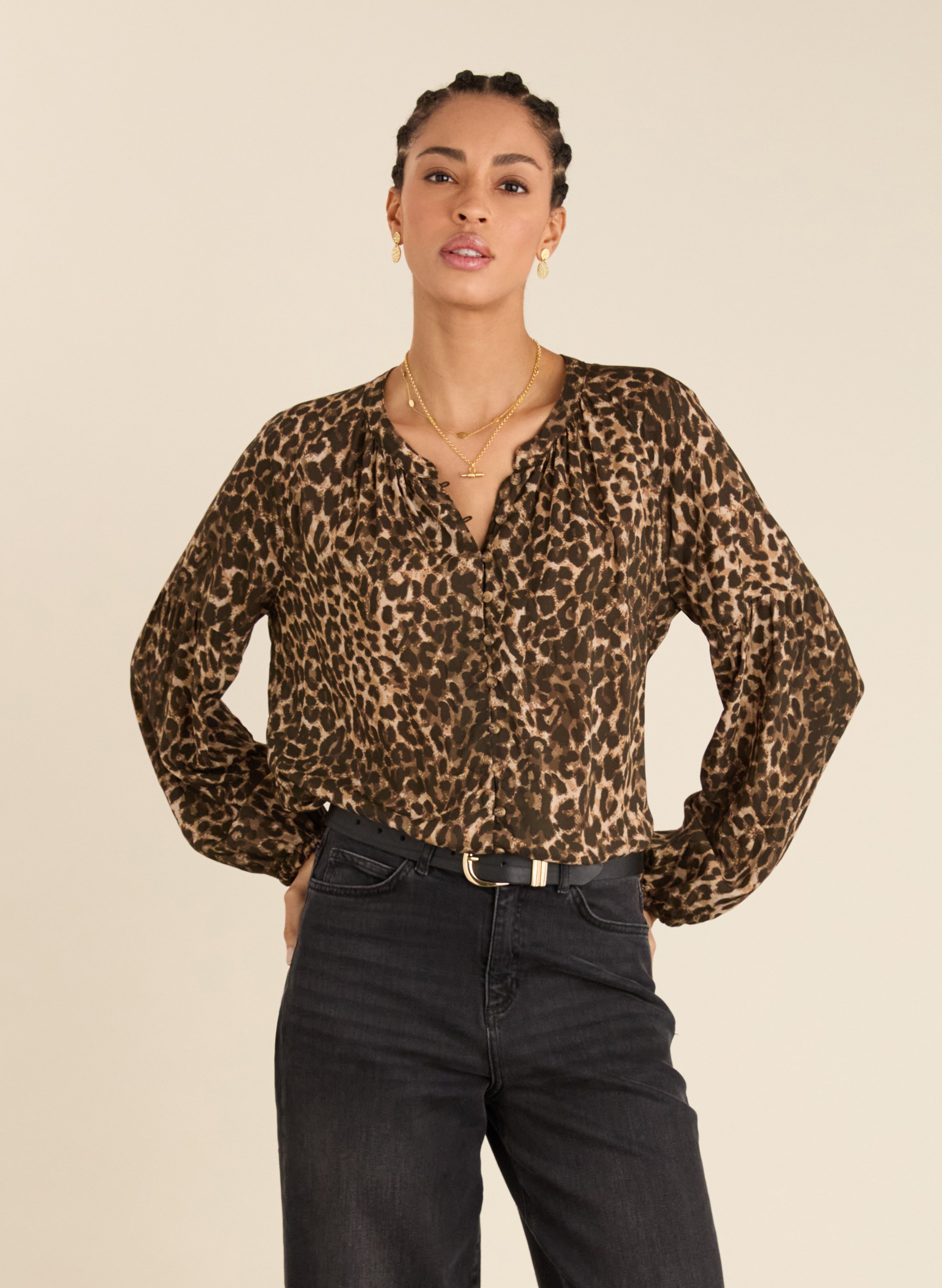 Claudia Printed Blouse