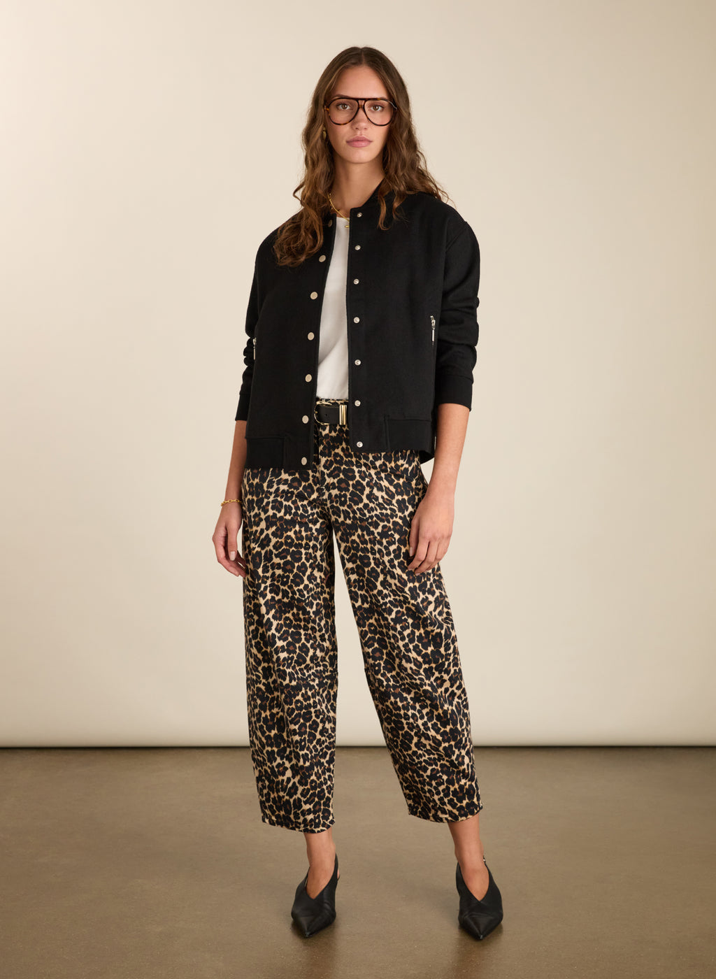 Antonia Wool Blend Bomber Jacket