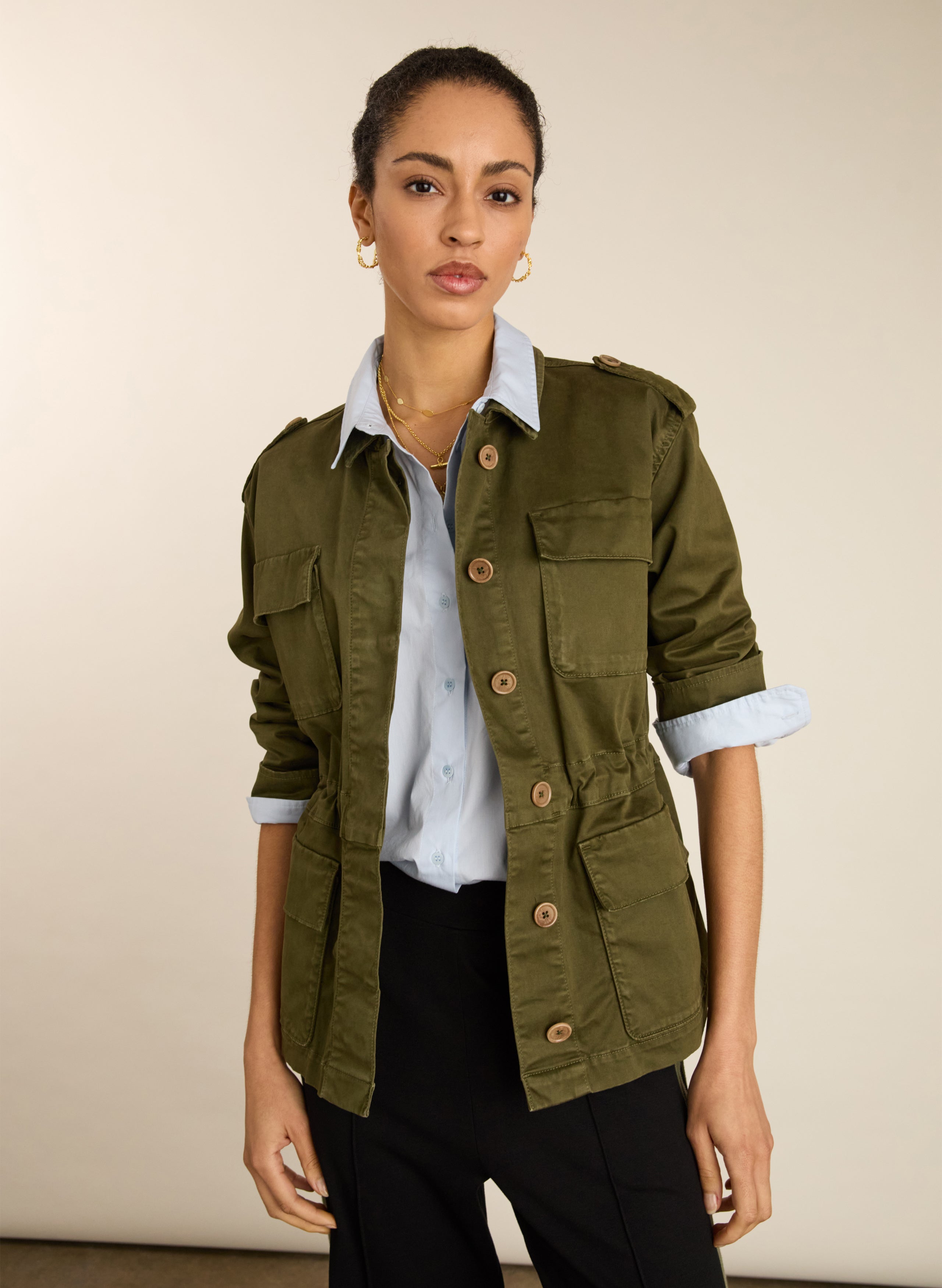 Mattie Organic Cotton Cargo Jacket