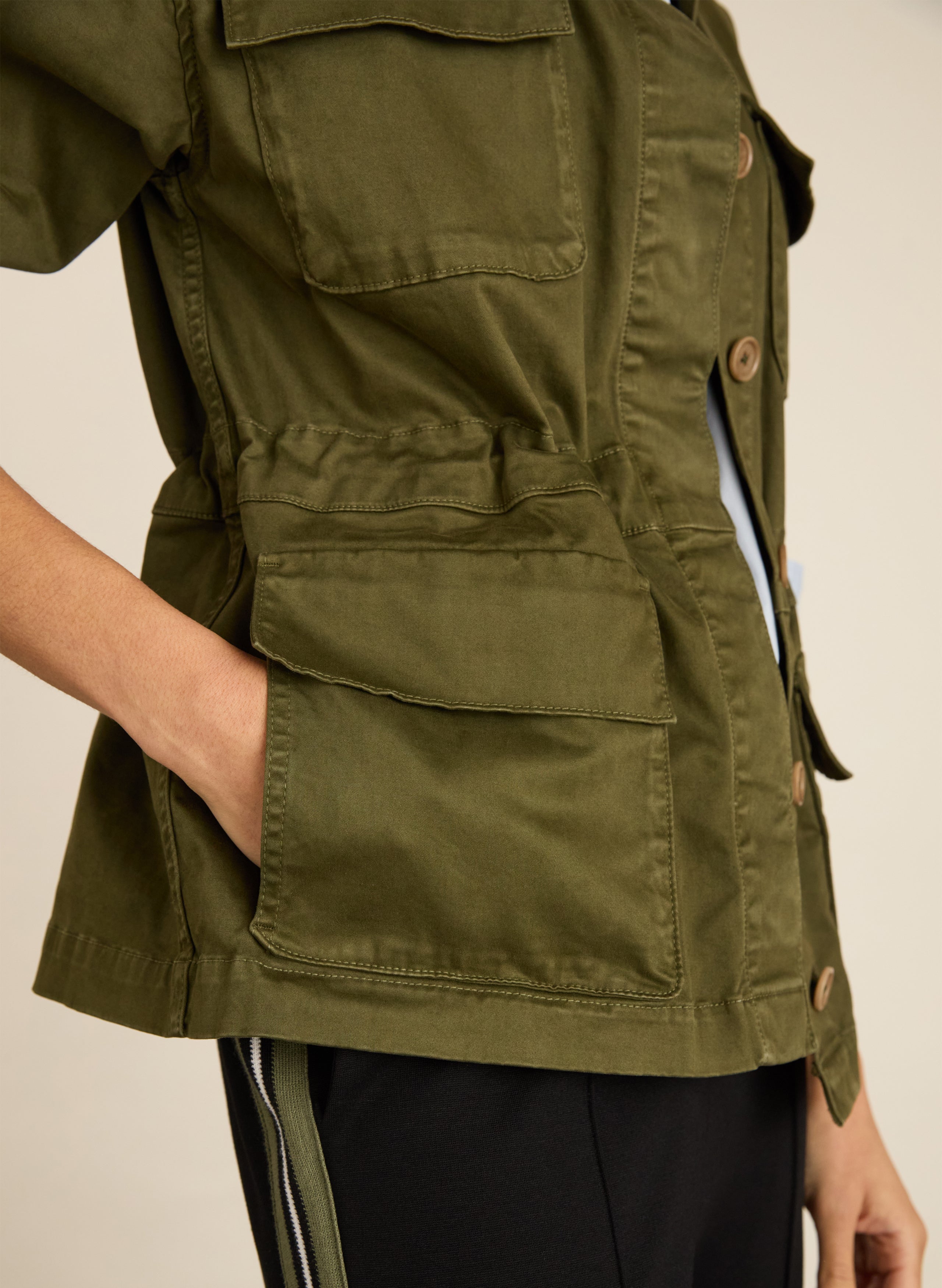 Mattie Organic Cotton Cargo Jacket