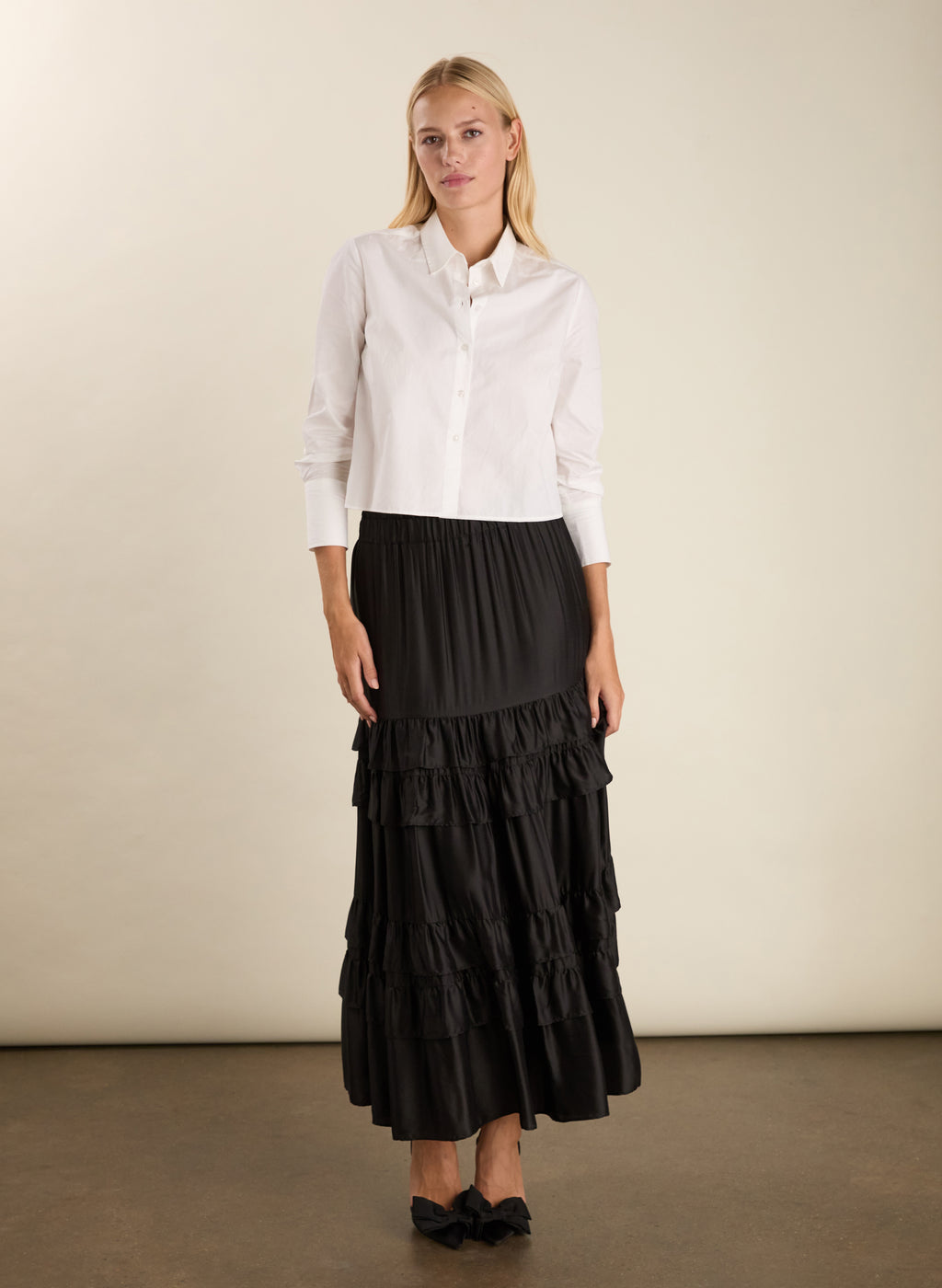 Angelica Ruffle Maxi Skirt