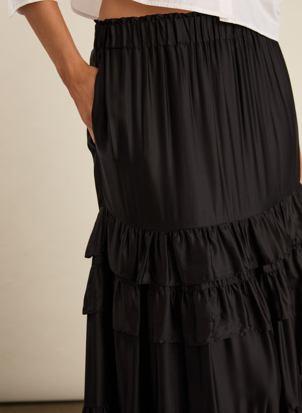 Angelica Ruffle Maxi Skirt