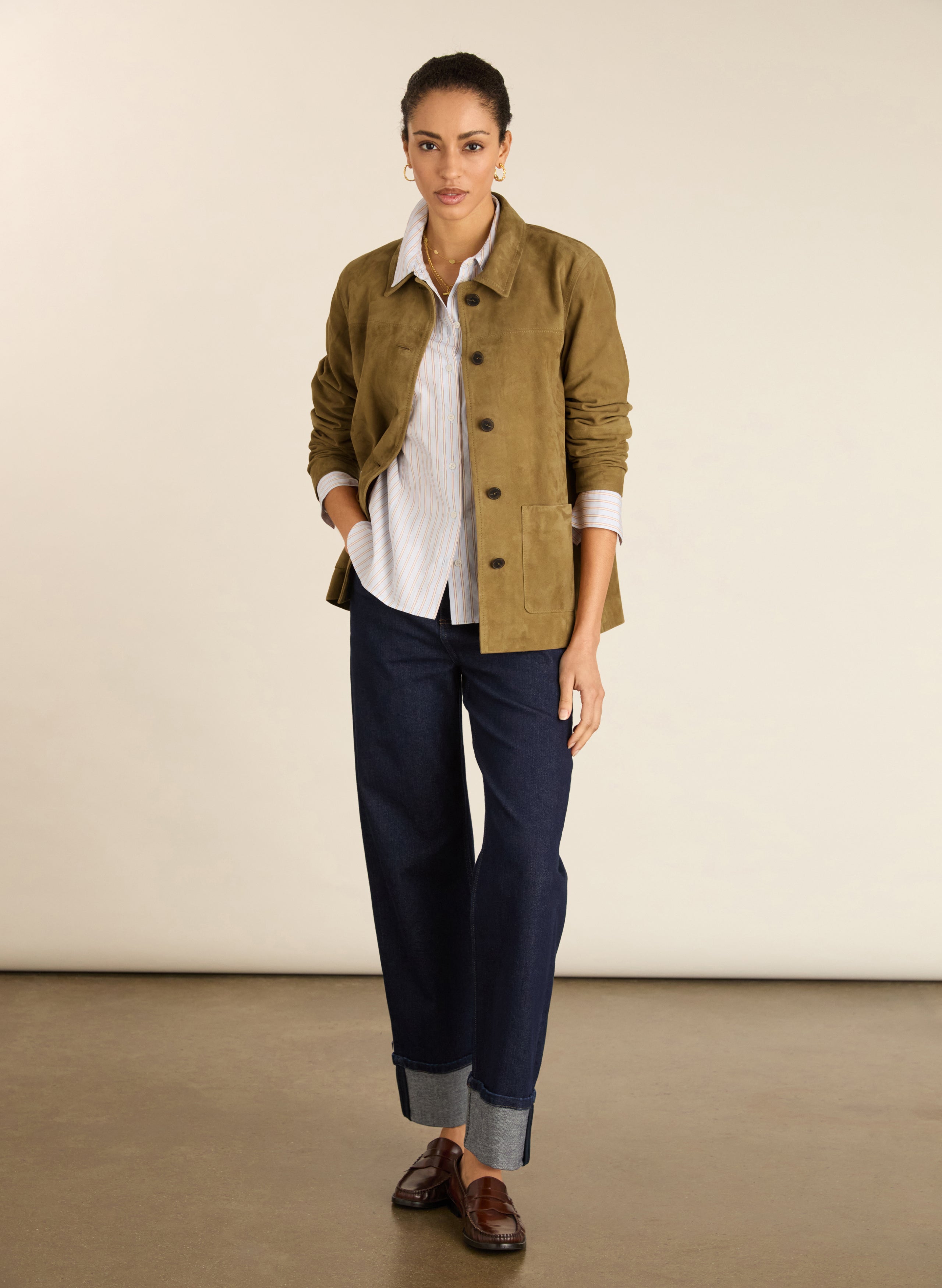 Nicola Organic Cotton Stripe Shirt