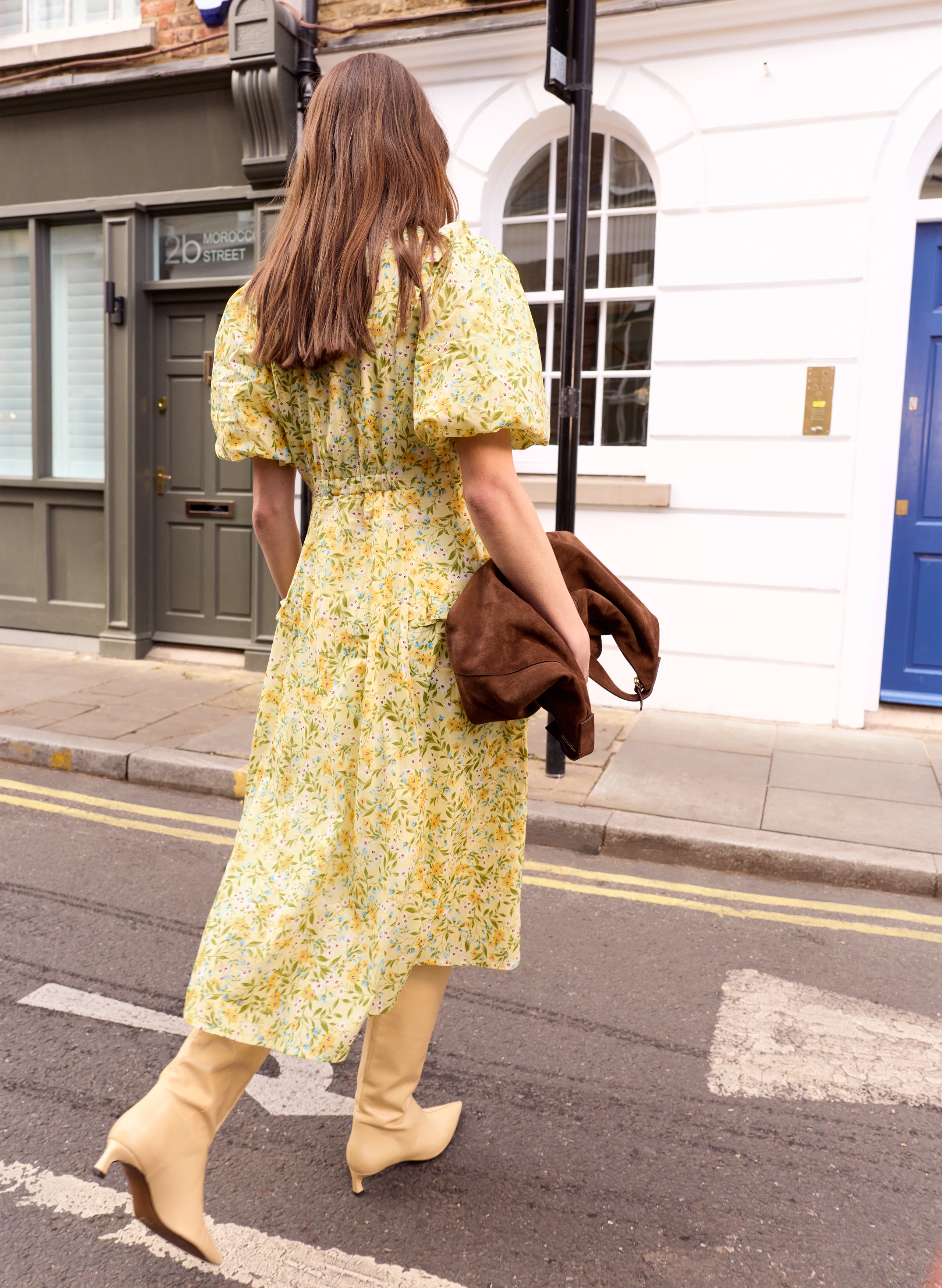 Eva Printed Midi Dress