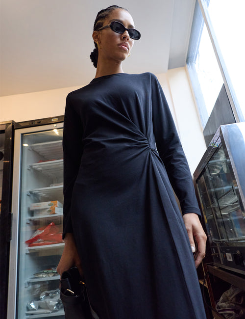 Ana Twist Front Dress