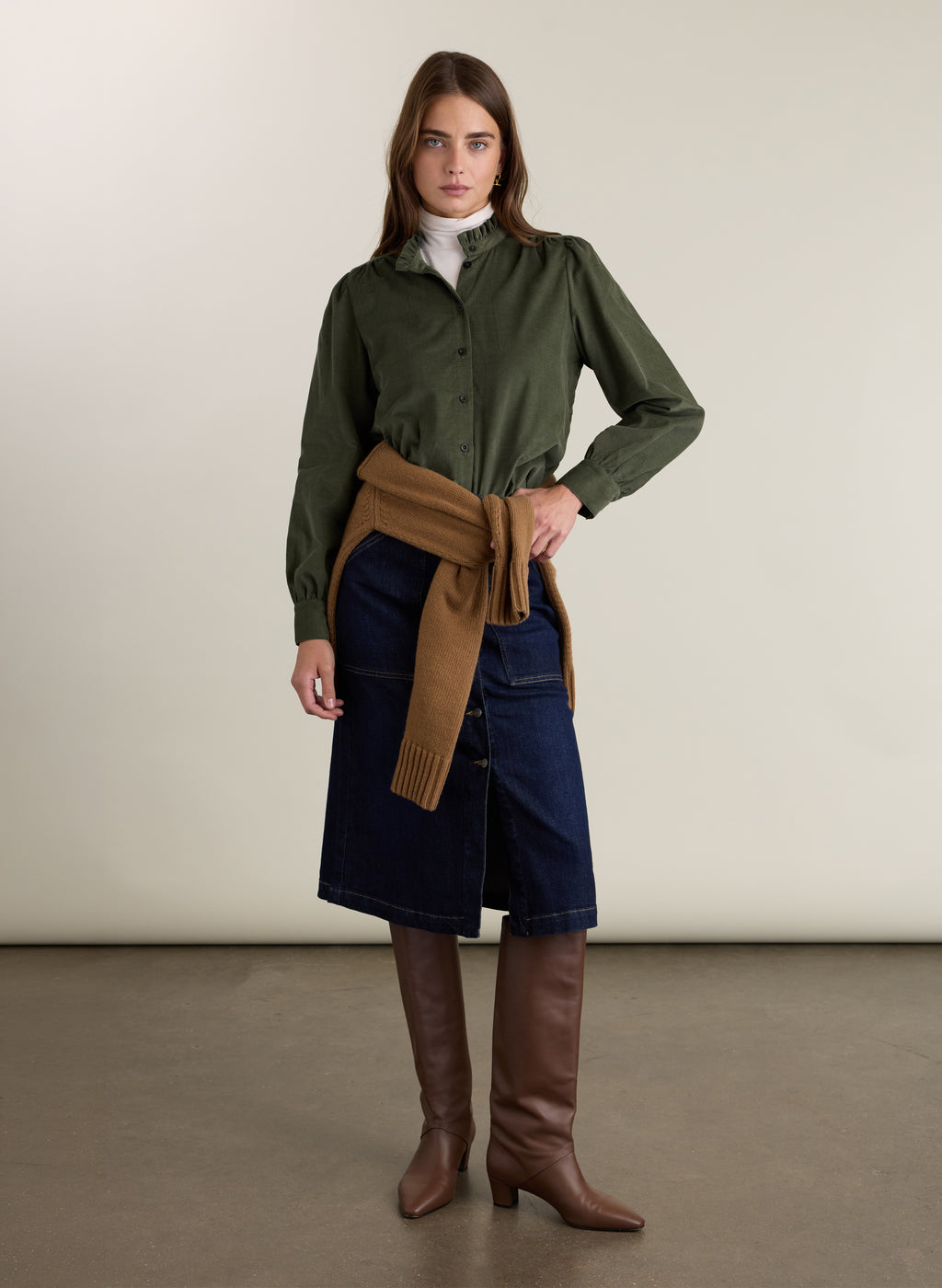 Luisa Corduroy Blouse