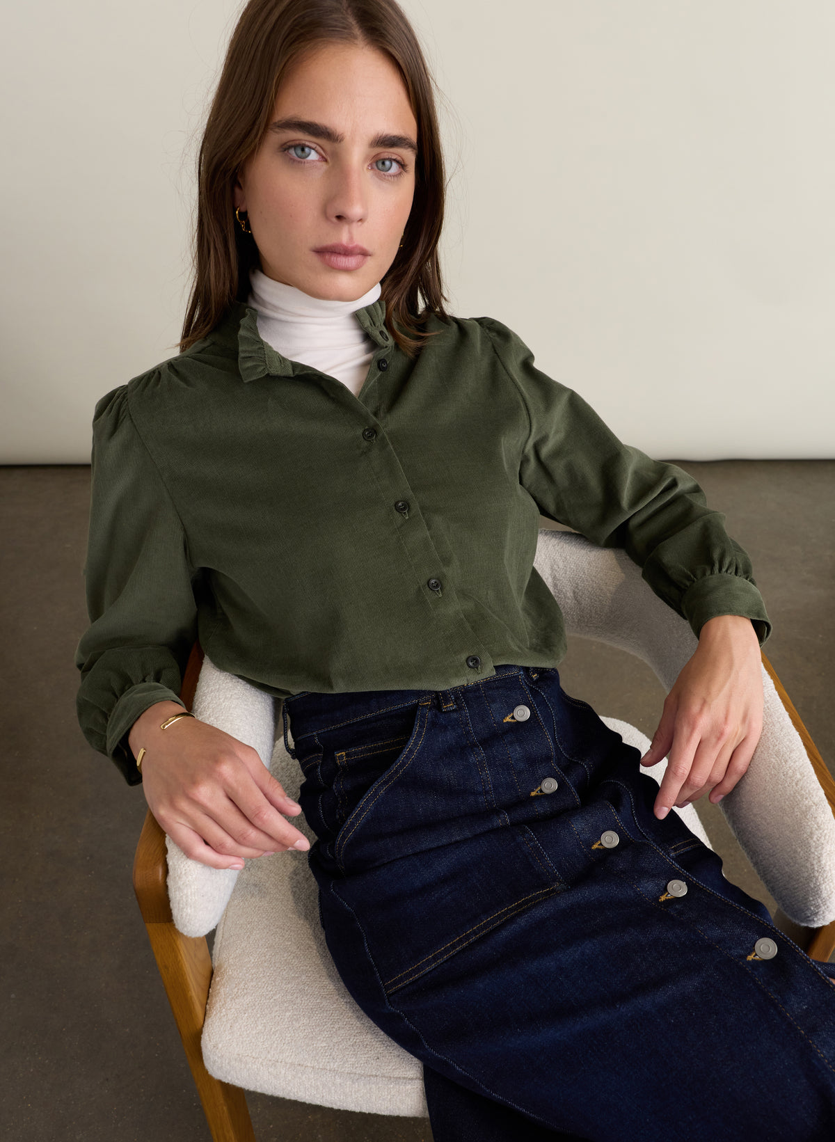 Luisa Corduroy Blouse