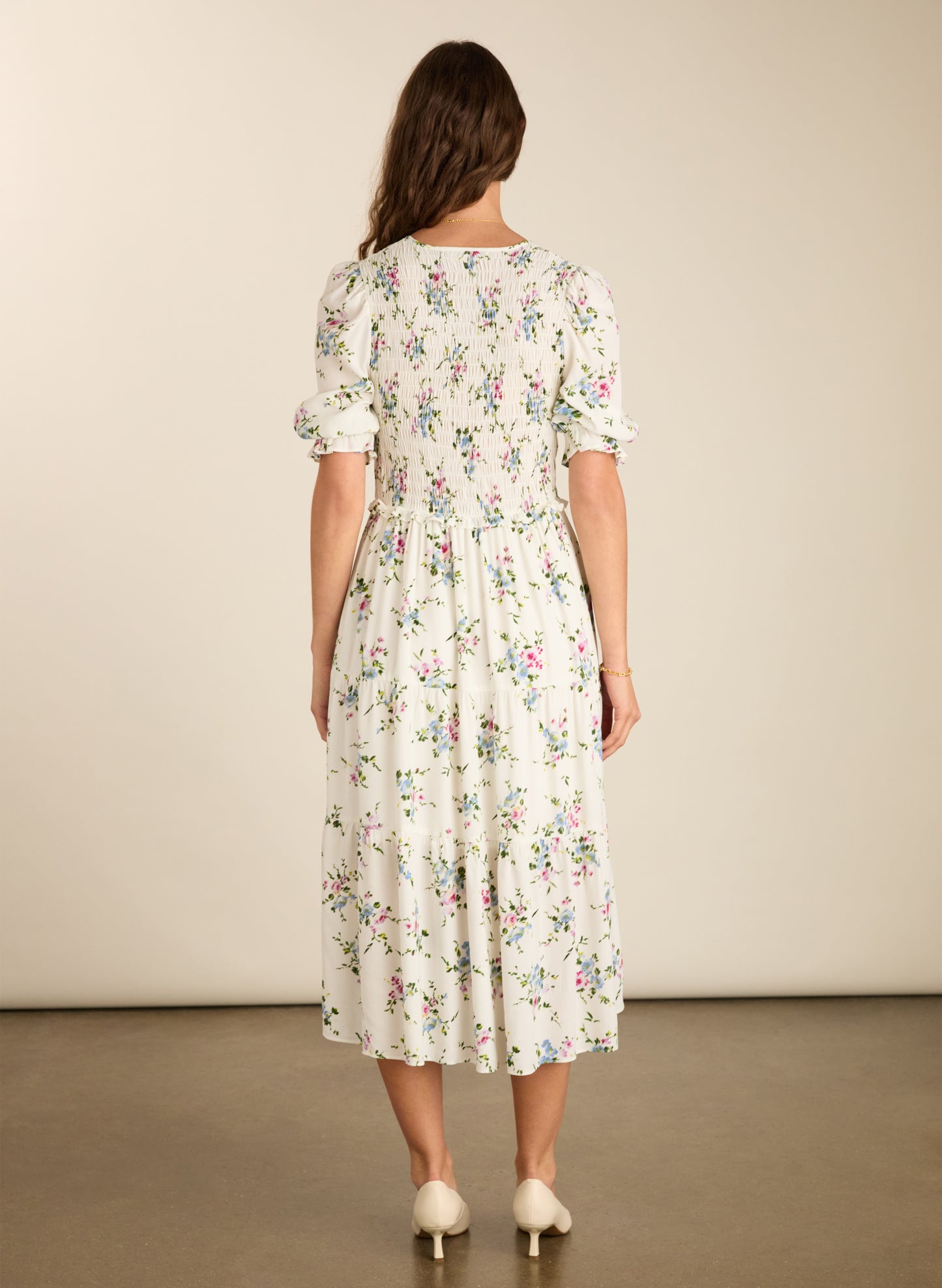 Melania Smock Midi Dress