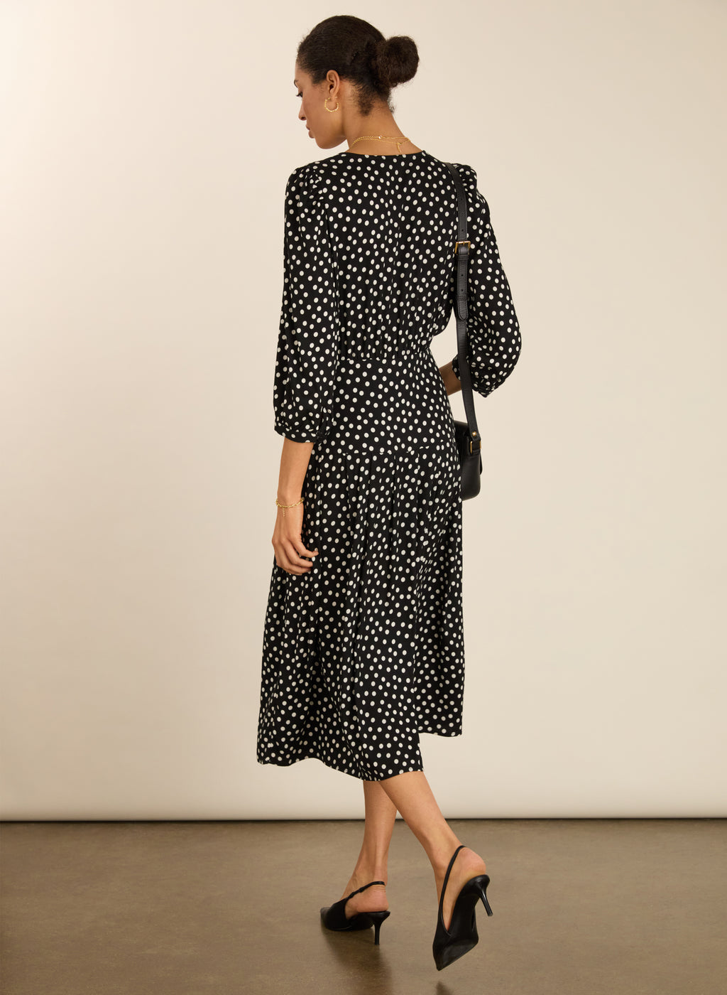 Mary Printed Midi Dress