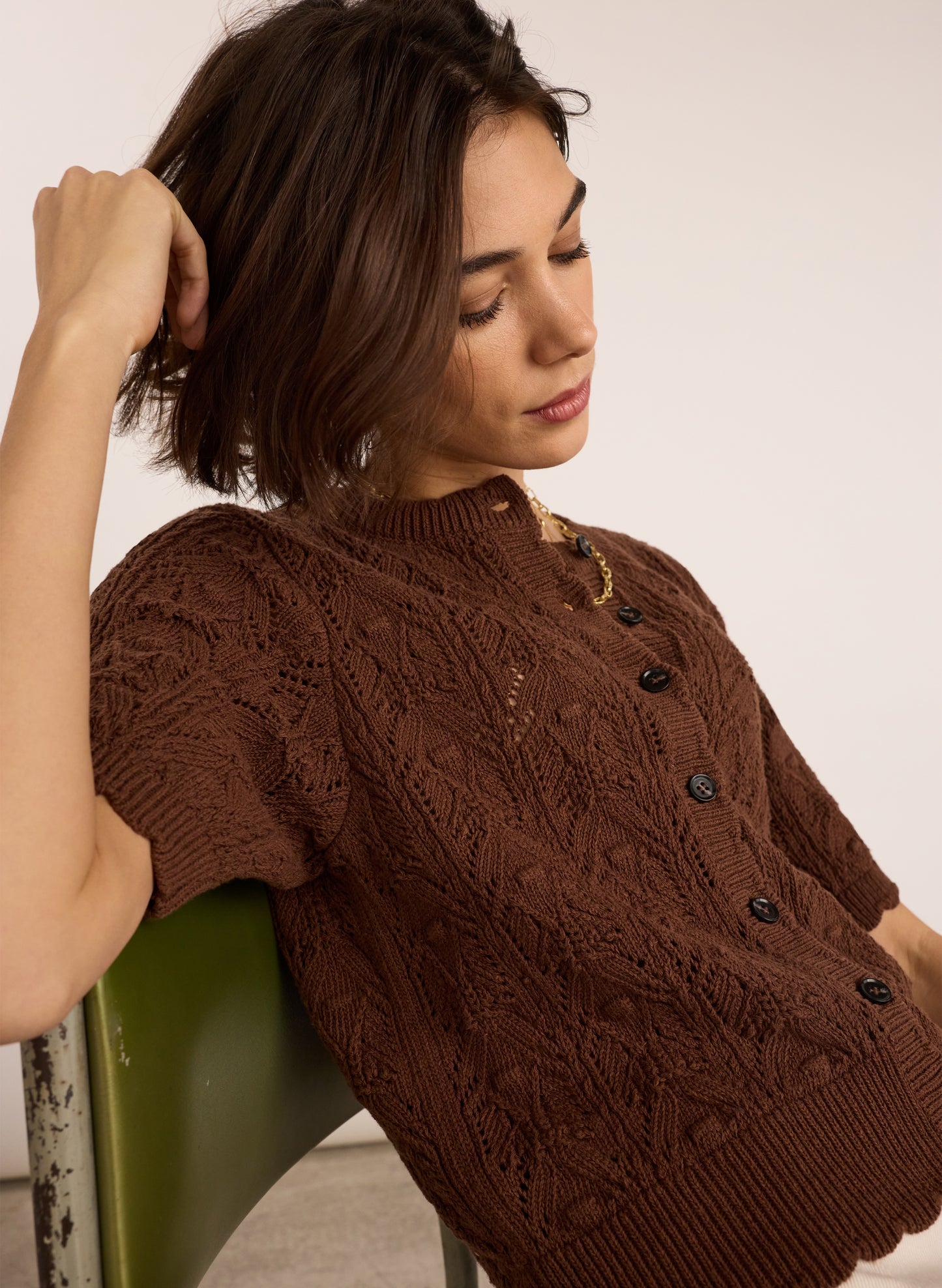 Celestia  Ecotec Crochet Cardigan