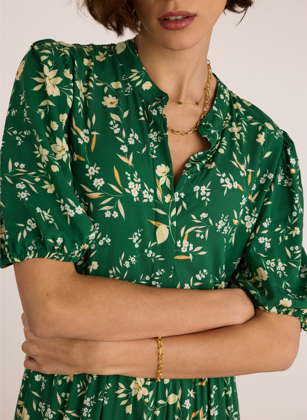 Mariella Printed Midi Dress