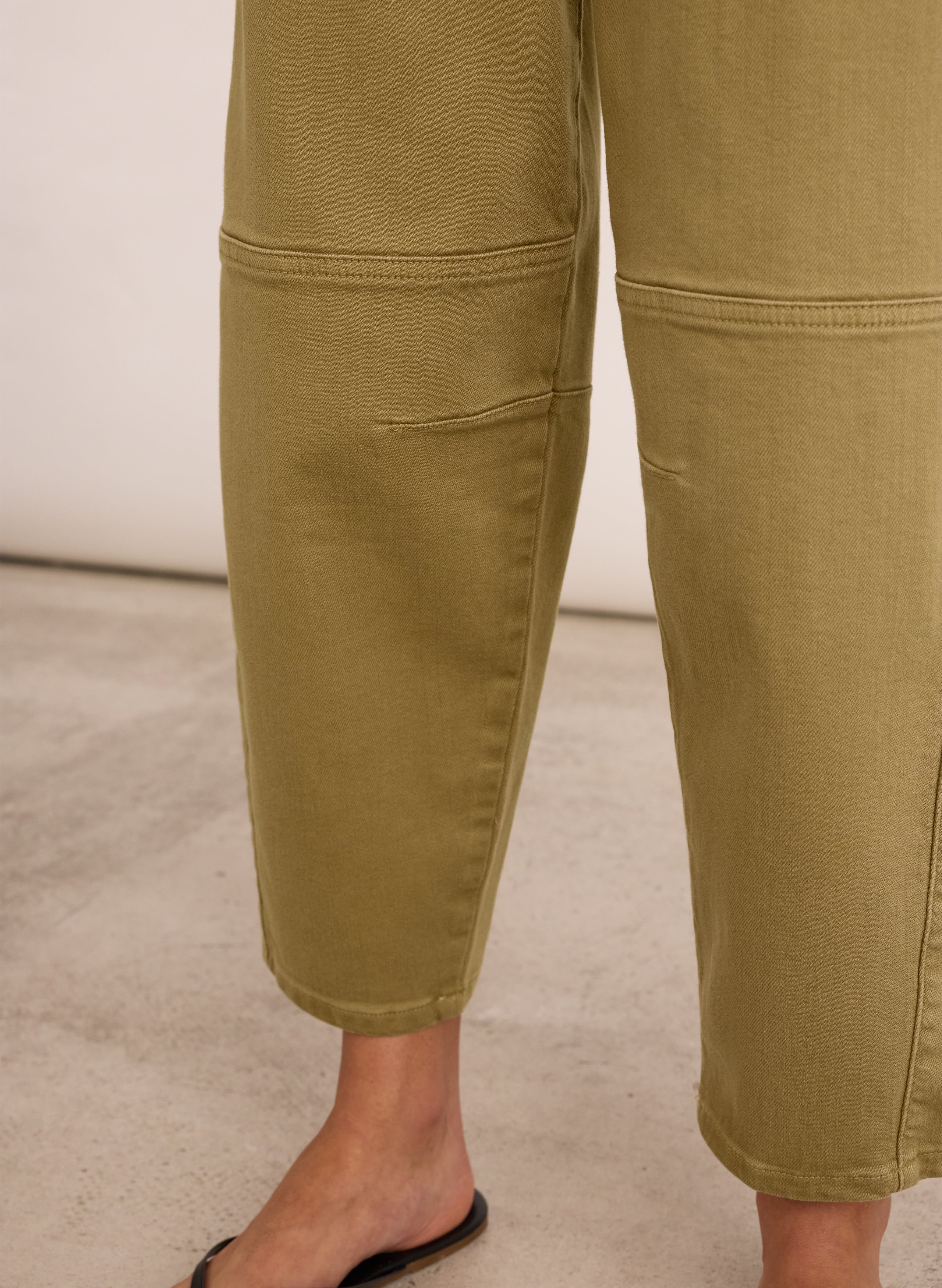 Reece Organic Cotton Stretch Barrel Leg Cargo Jeans