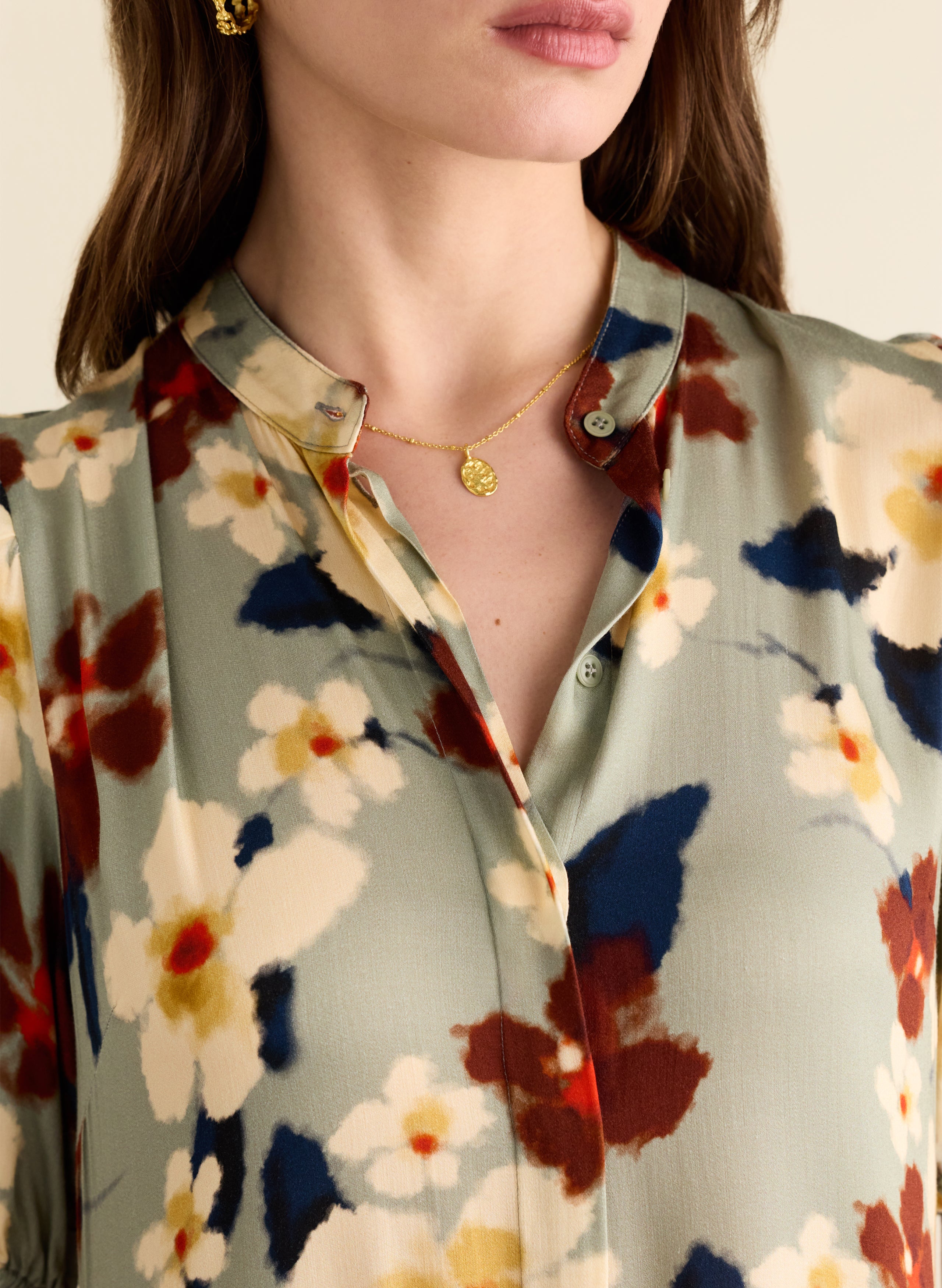 Mariella Printed Midi Dress