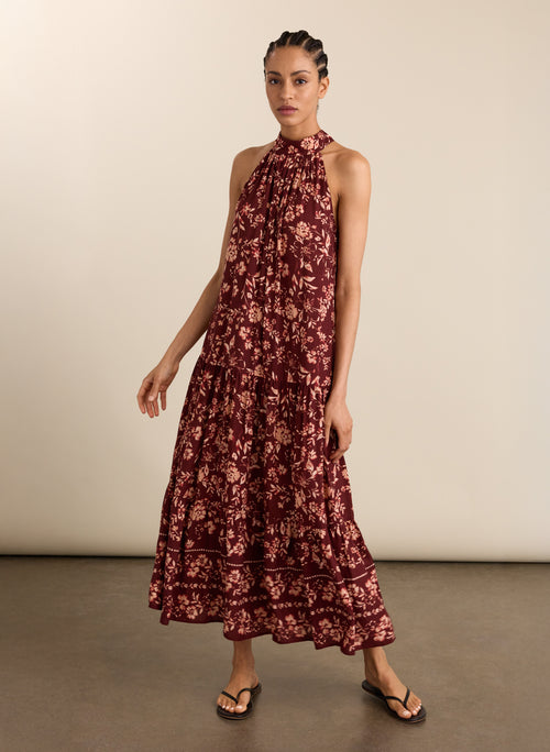Anouk Printed Sleeveless Maxi Dress