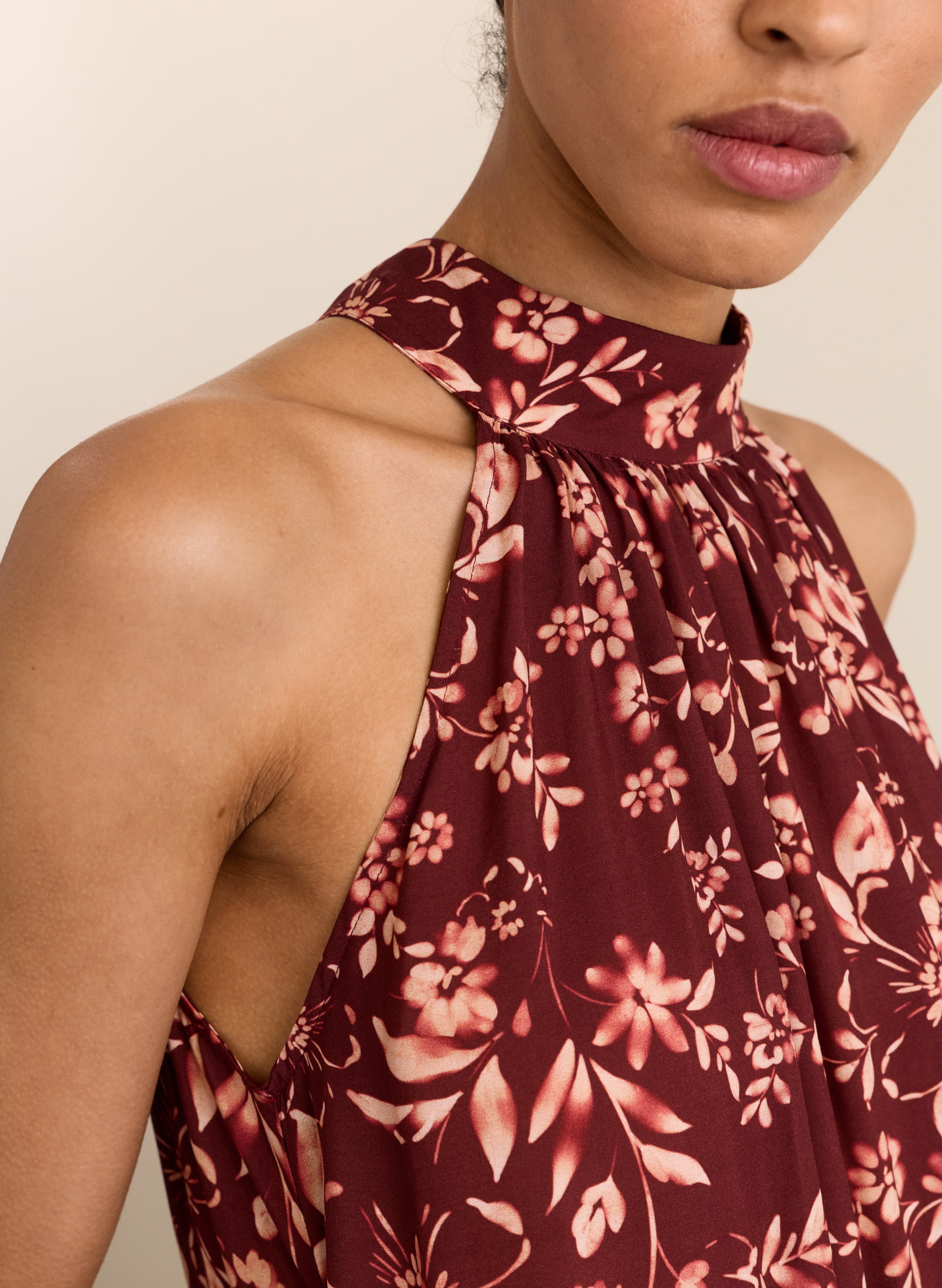 Anouk Printed Sleeveless Maxi Dress