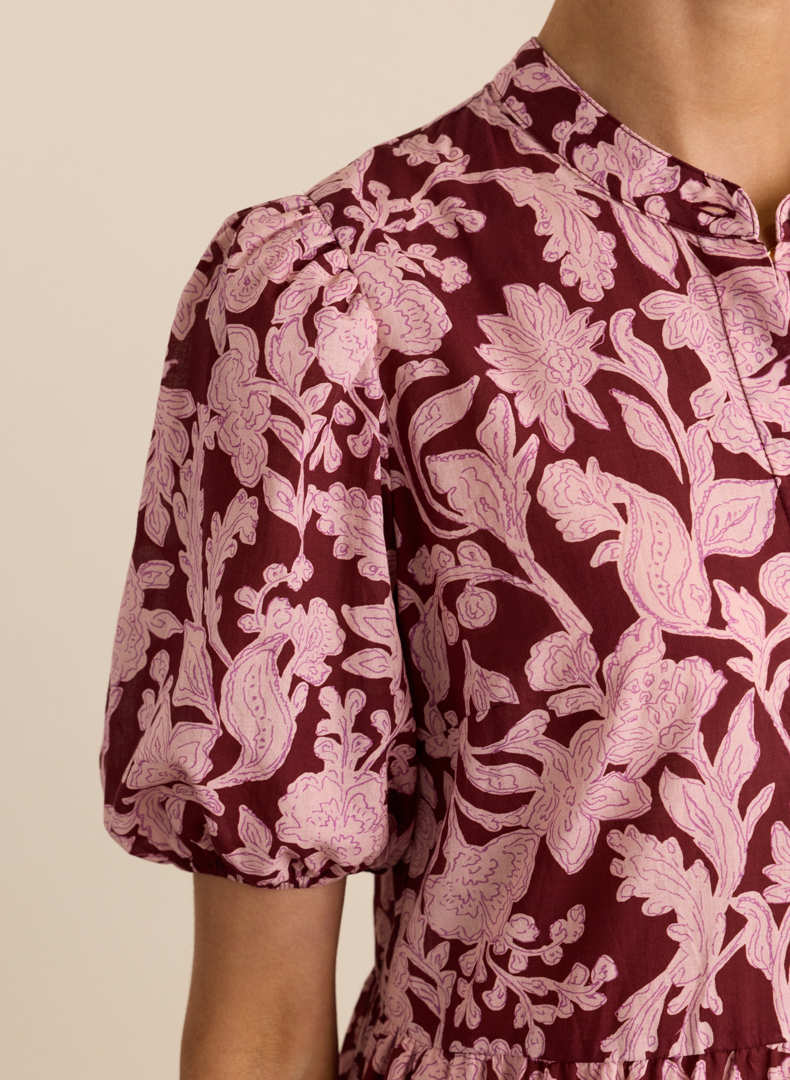 Mariella Organic Printed Midi Dress