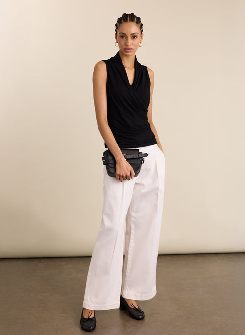 Clare Wrap Top