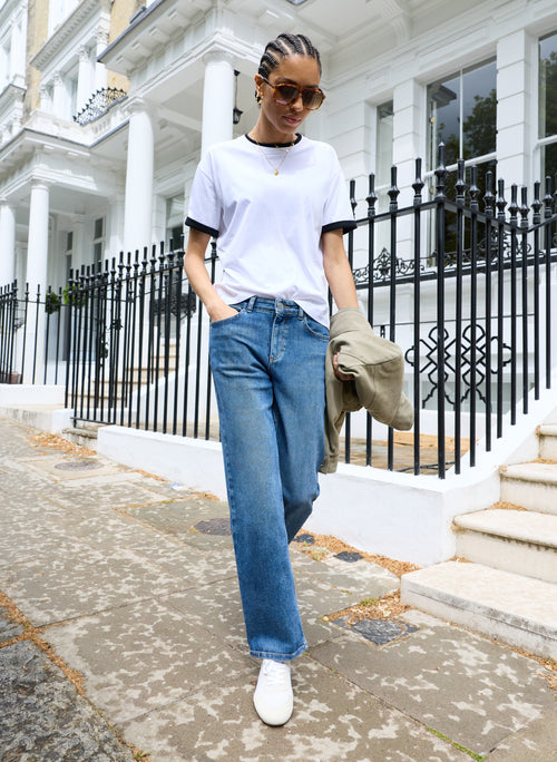 Pulia Layered-Look Crew Neck T-shirt
