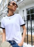 Pulia Layered-Look Crew Neck T-shirt