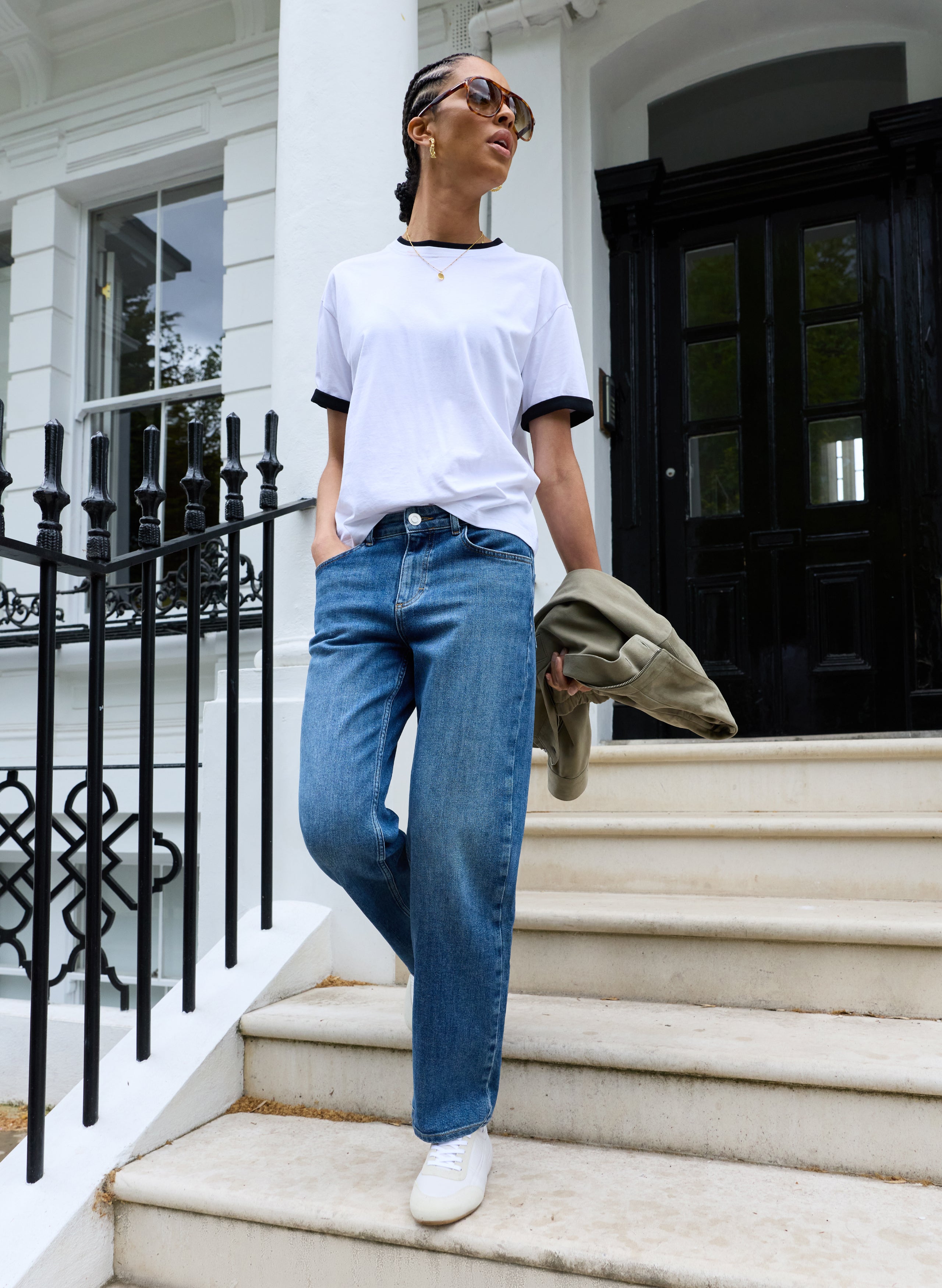 Pulia Layered-Look Crew Neck T-shirt
