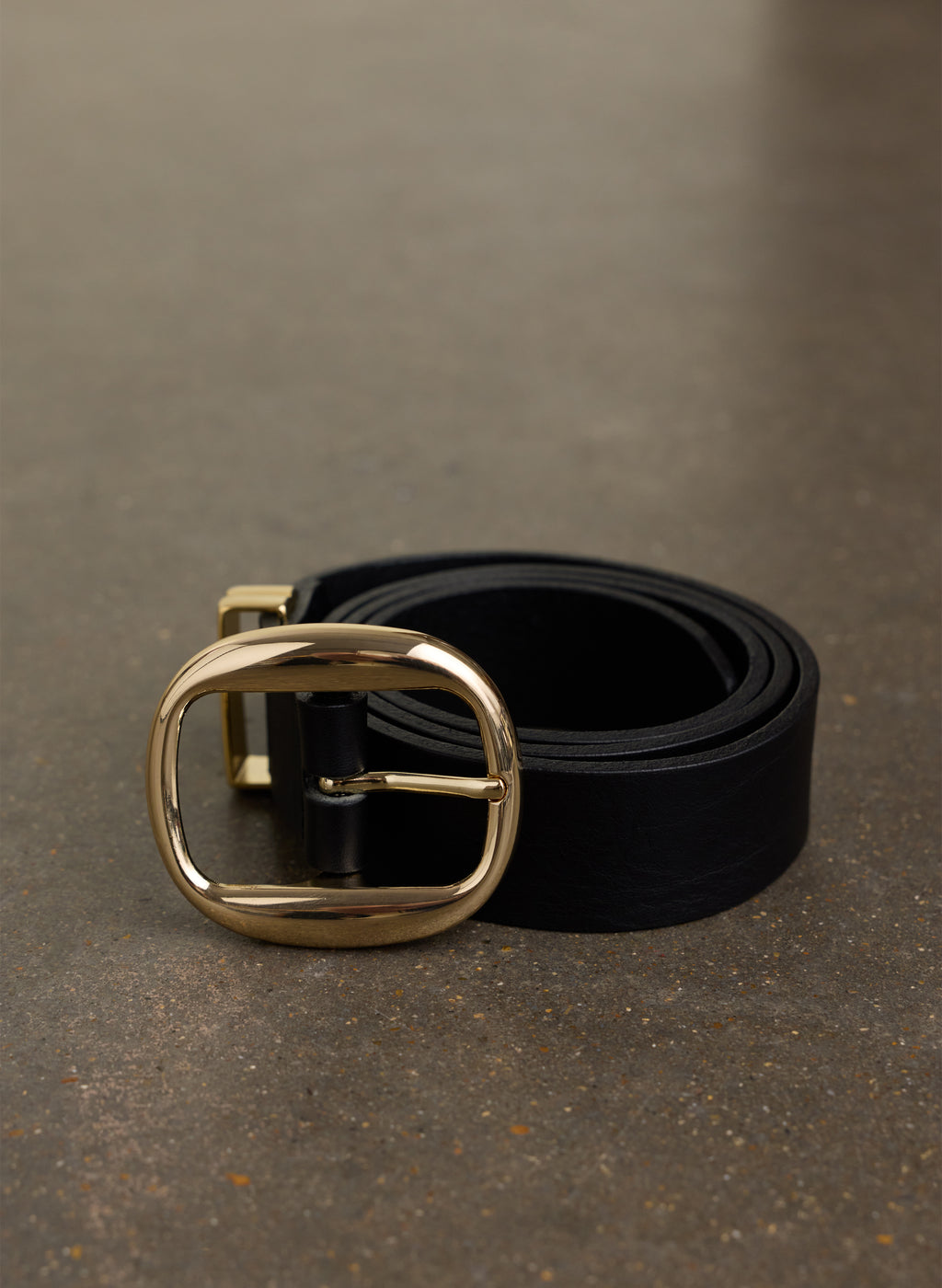 Rosie Leather Belt - Gold