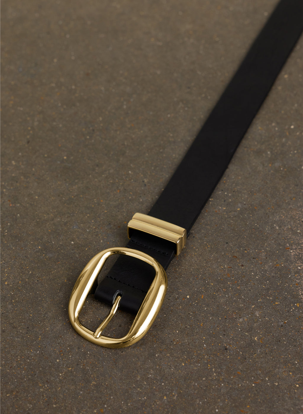 Rosie Leather Belt - Gold