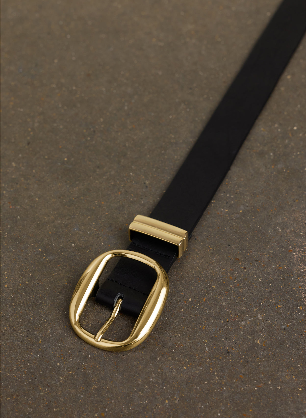 Rosie Leather Belt - Gold
